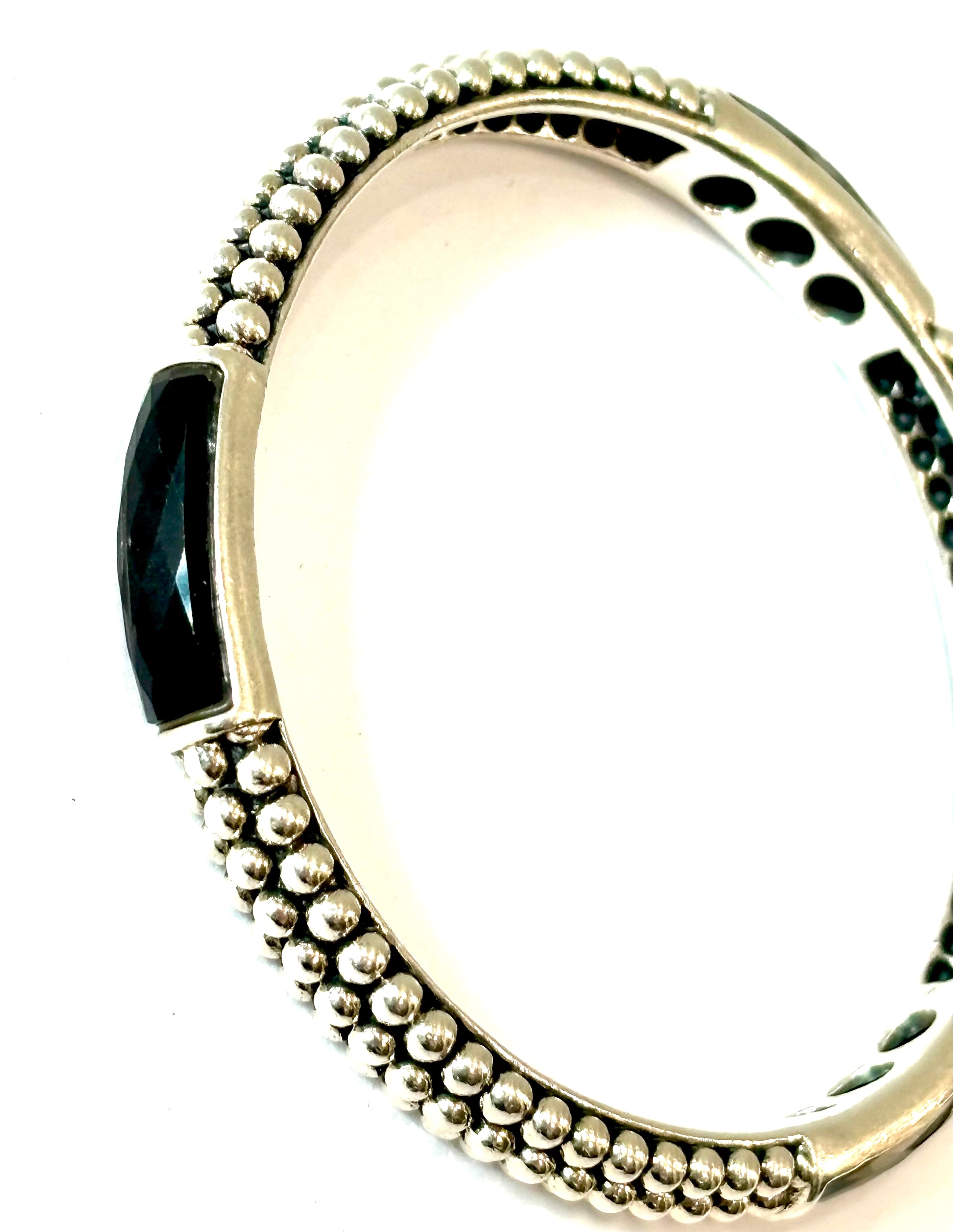LAGOS DOUBLET MAYA CAVIAR BANGLE BRACELET