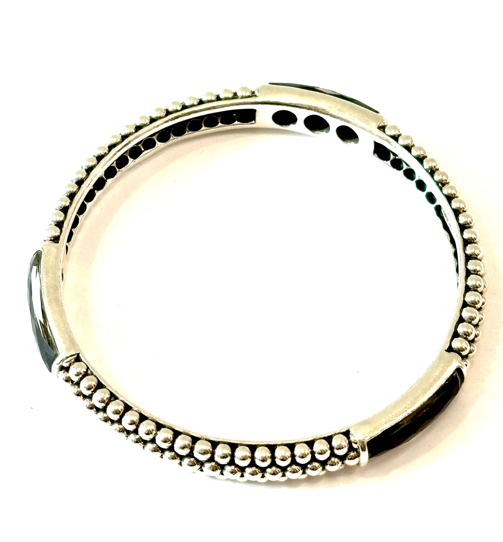 LAGOS DOUBLET MAYA CAVIAR BANGLE BRACELET