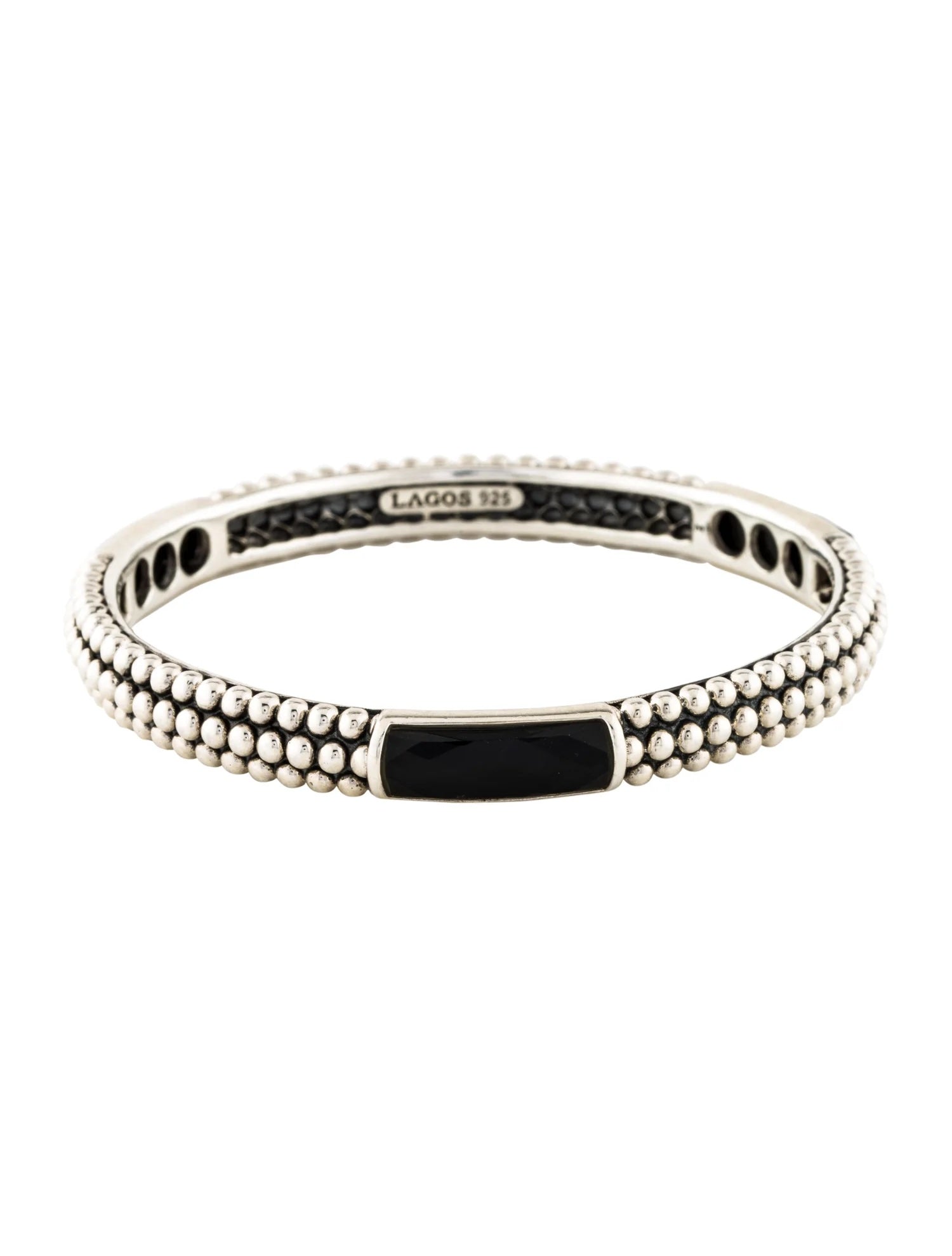 LAGOS DOUBLET MAYA CAVIAR BANGLE BRACELET