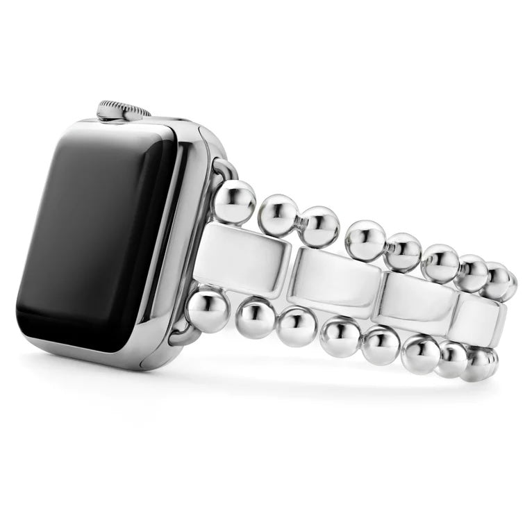 LAGOS SMART CAVIAR STERLING SILVER APPLE WATCH® WATCHBAND
