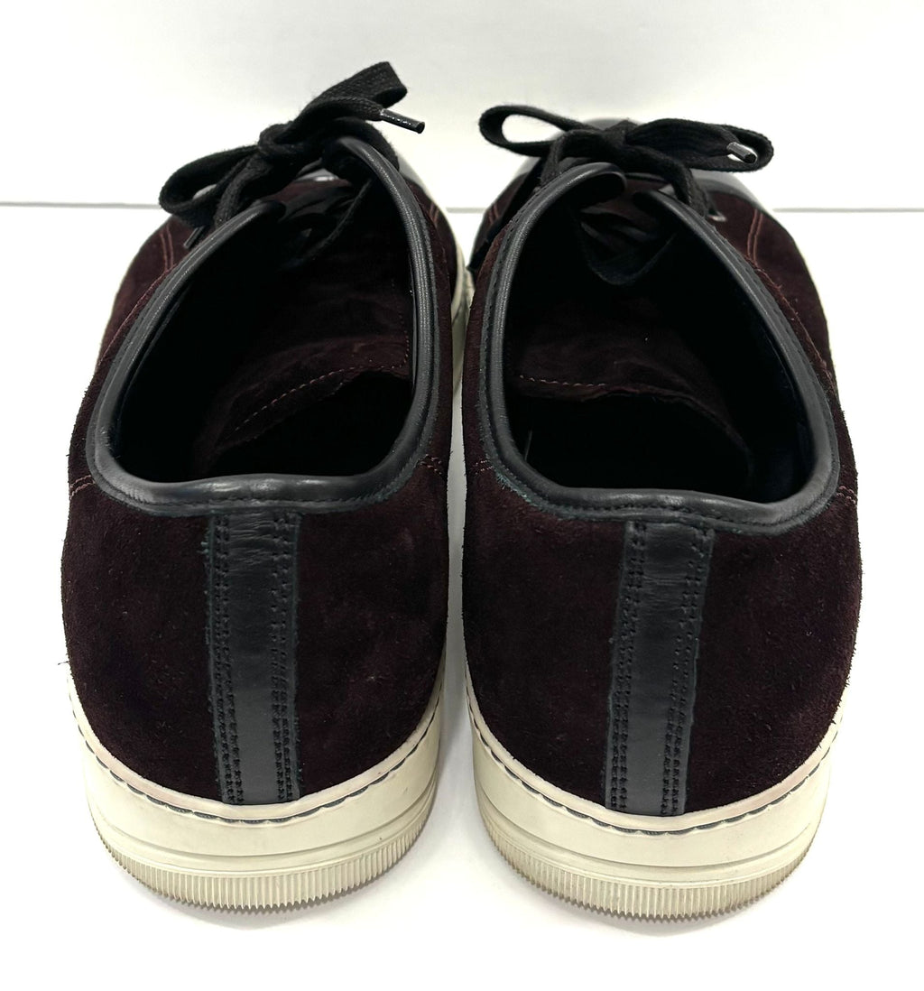 LANVIN SUEDE & PATENT LEATHER DBB1 SNEAKERS