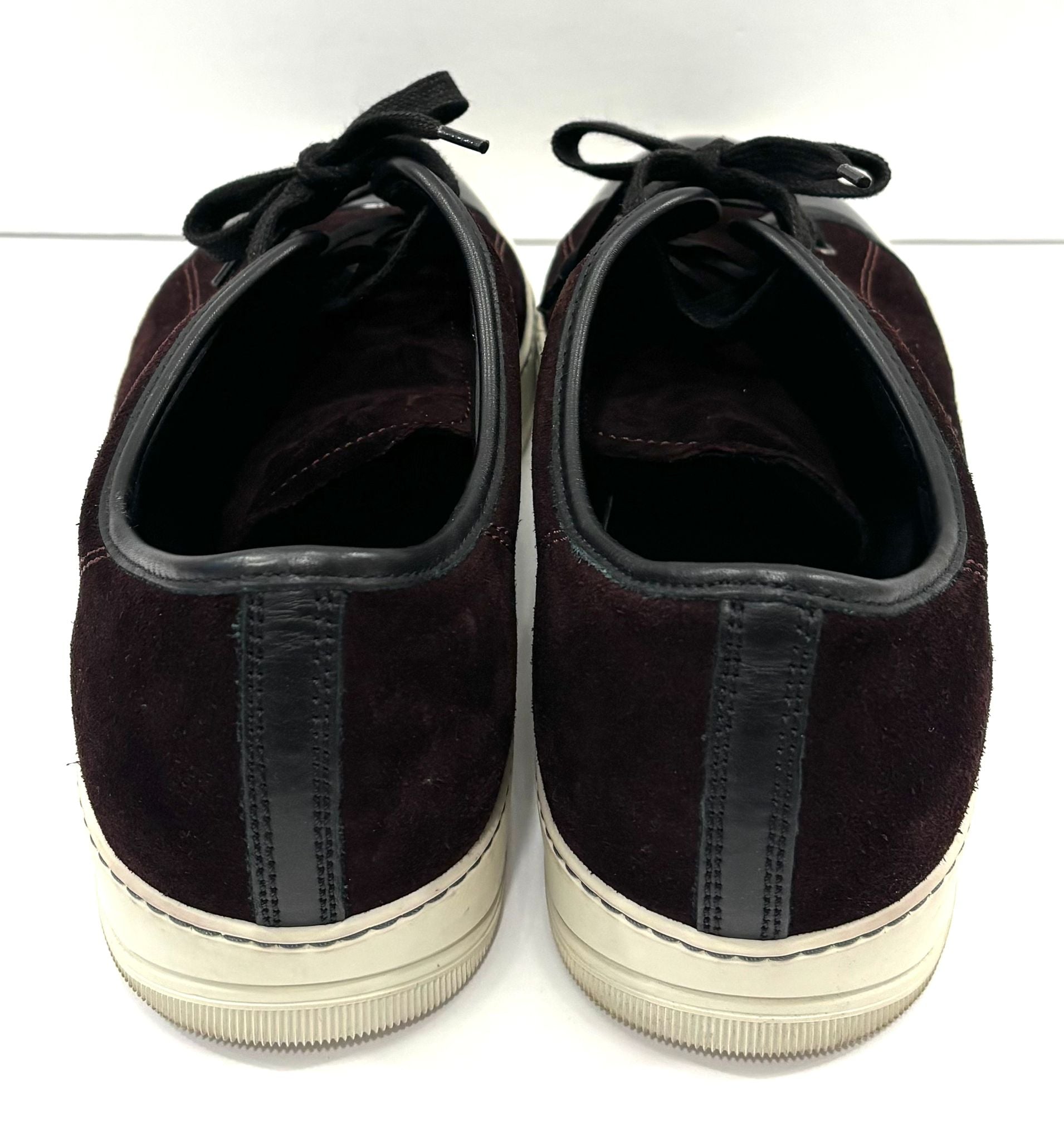 LANVIN SUEDE & PATENT LEATHER DBB1 SNEAKERS
