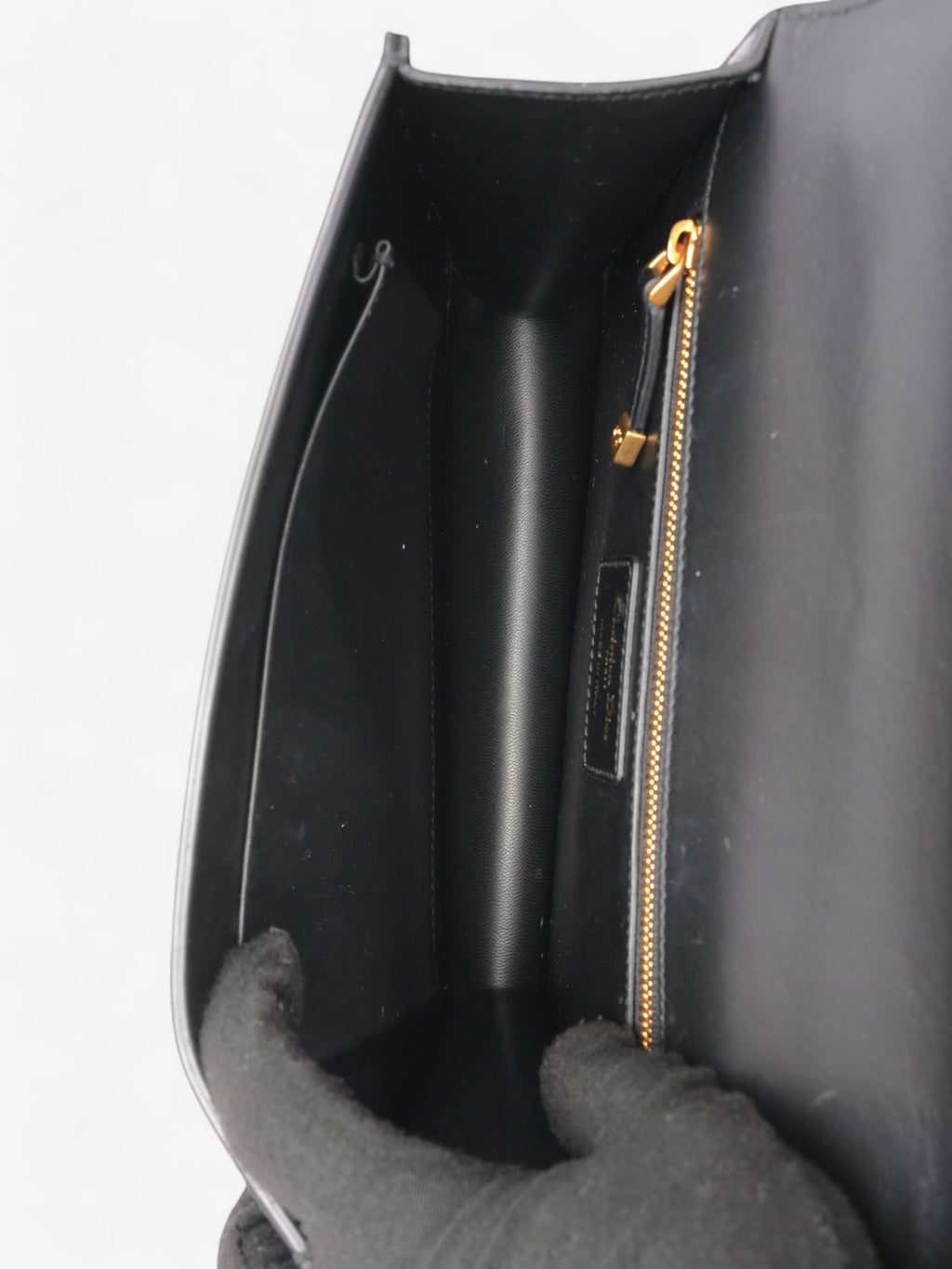 Christian Dior 30 Montaigne Black Leather