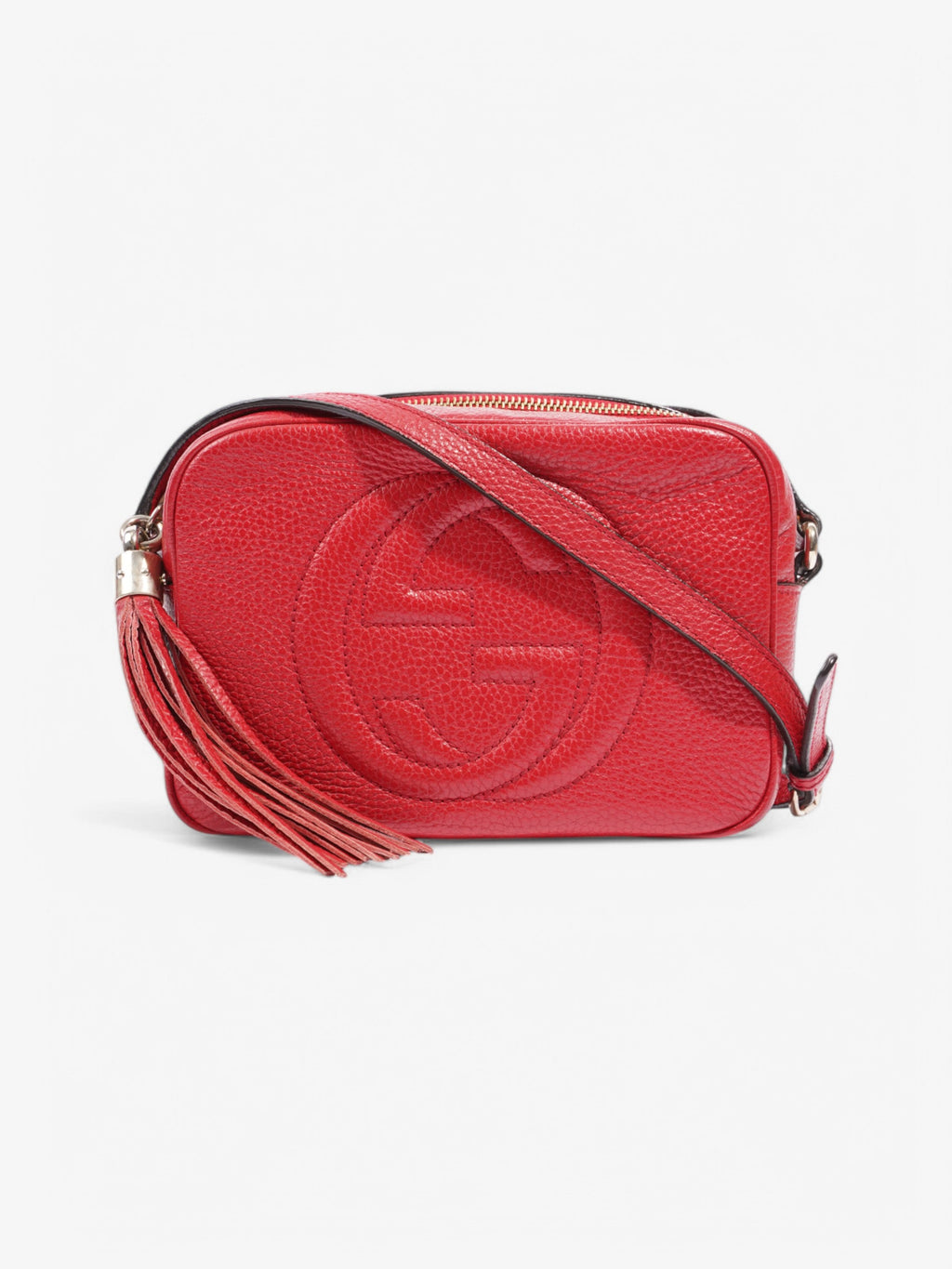 Gucci Soho Disco Bag Red Leather Small