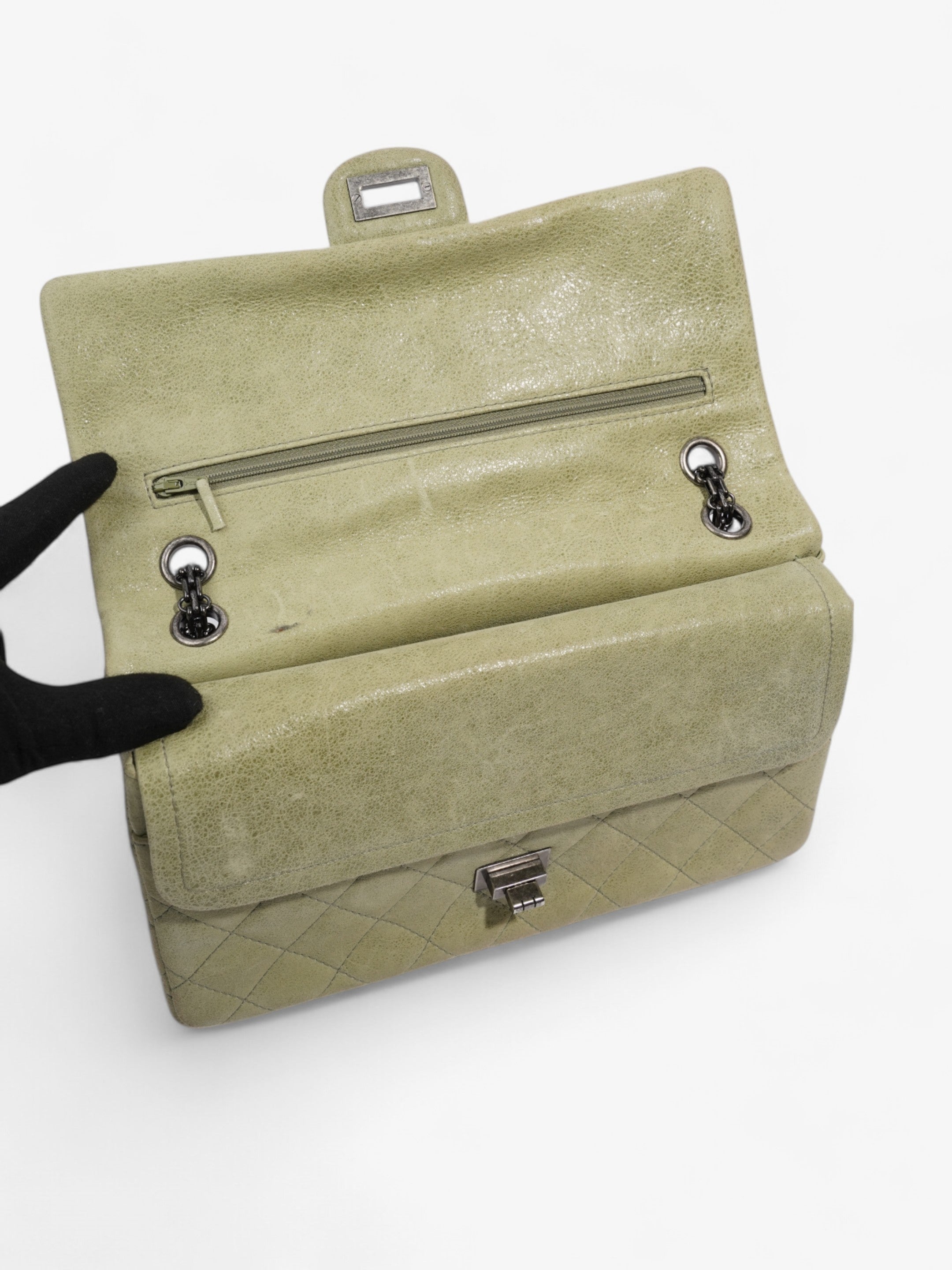 Chanel 2.55 Reissue Pistachio Green Nubuck