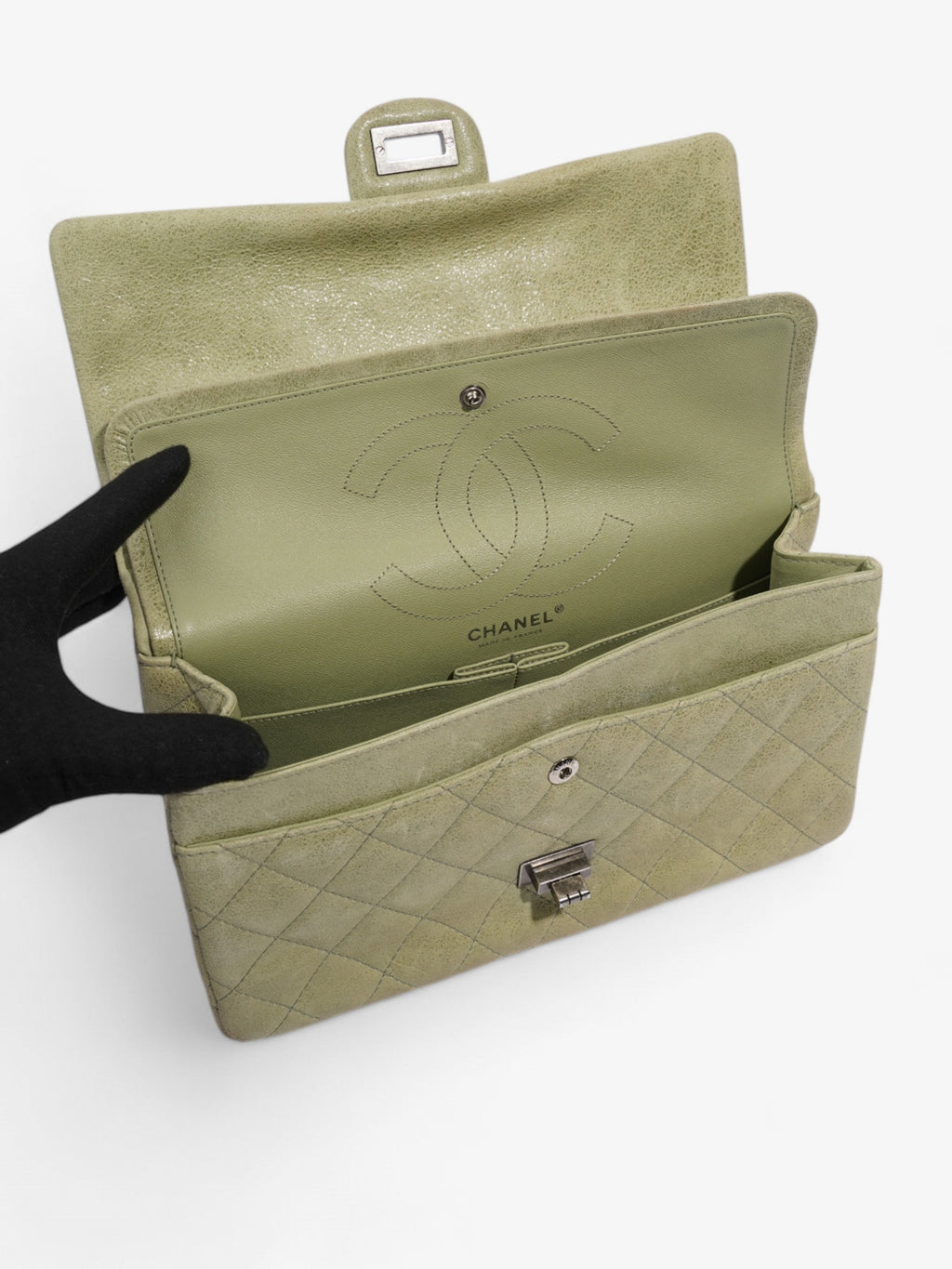 Chanel 2.55 Reissue Pistachio Green Nubuck