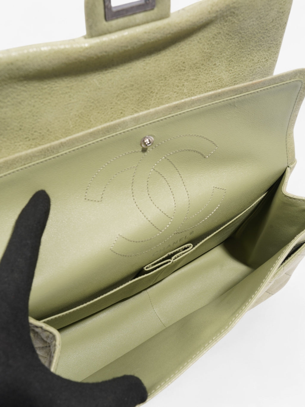 Chanel 2.55 Reissue Pistachio Green Nubuck
