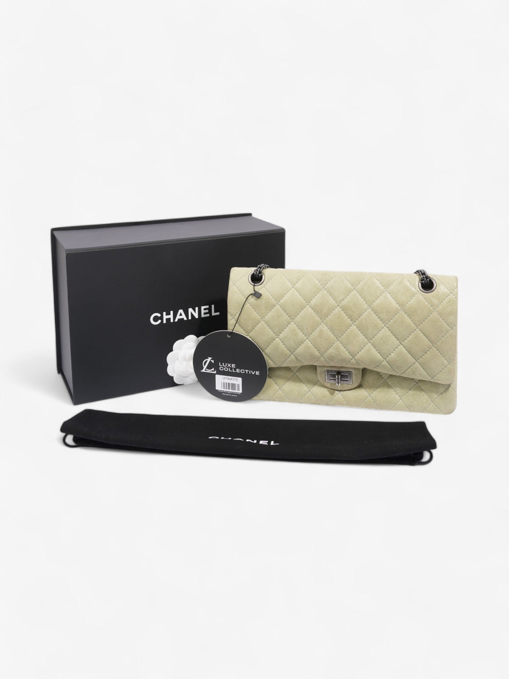 Chanel 2.55 Reissue Pistachio Green Nubuck