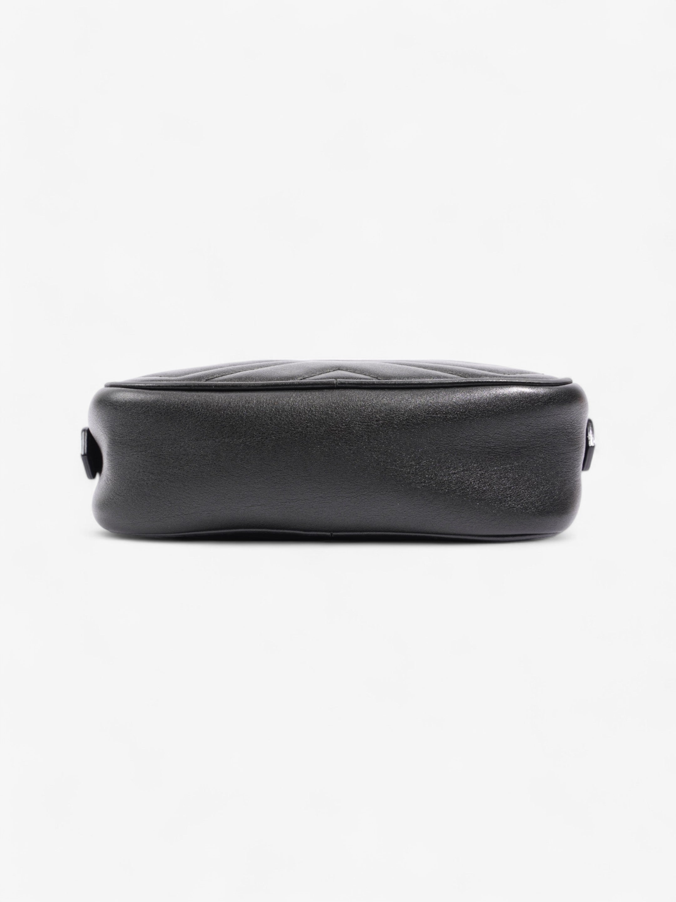 Gucci Marmont Black Matelasse Leather Mini