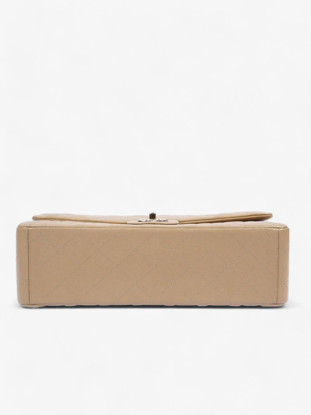 Chanel Classic Flap Mustard Caviar Leather Maxi