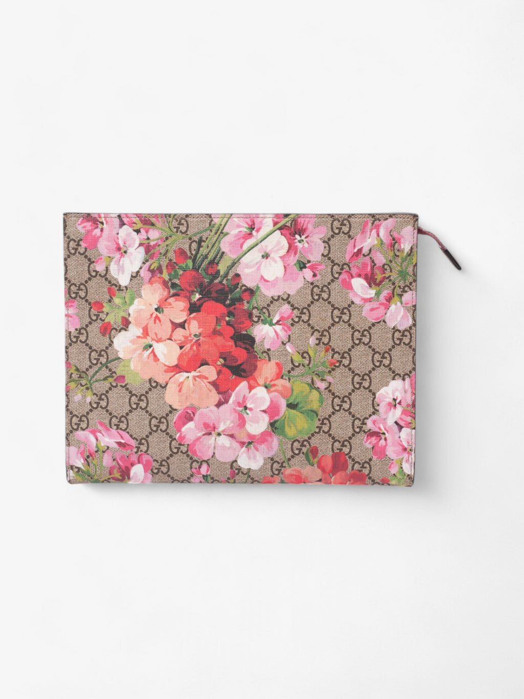 Gucci GG Blooms Pouch GG Supreme / Bloom Coated Canvas