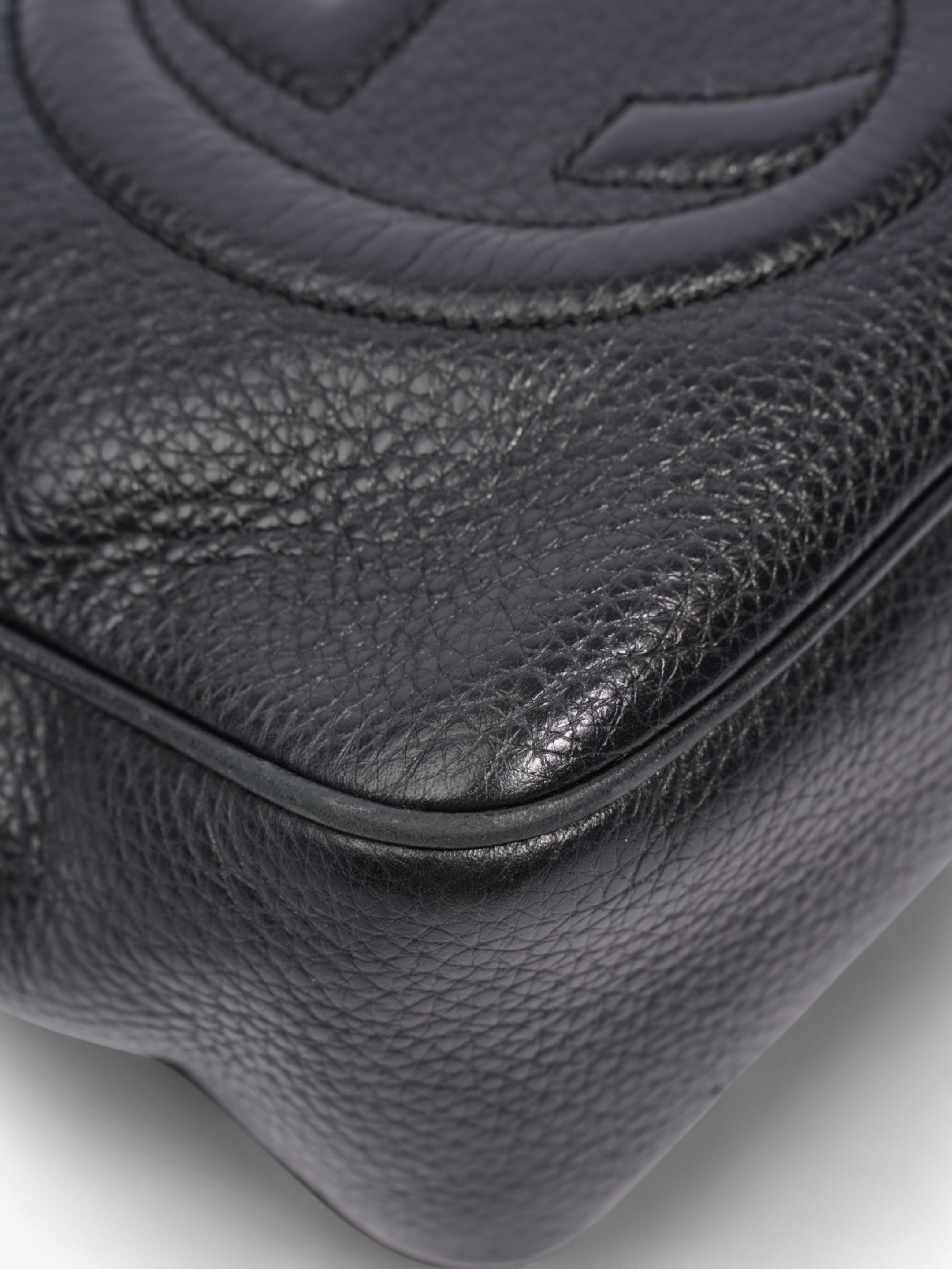 Gucci Soho Disco Bag Black Calfskin Leather Small
