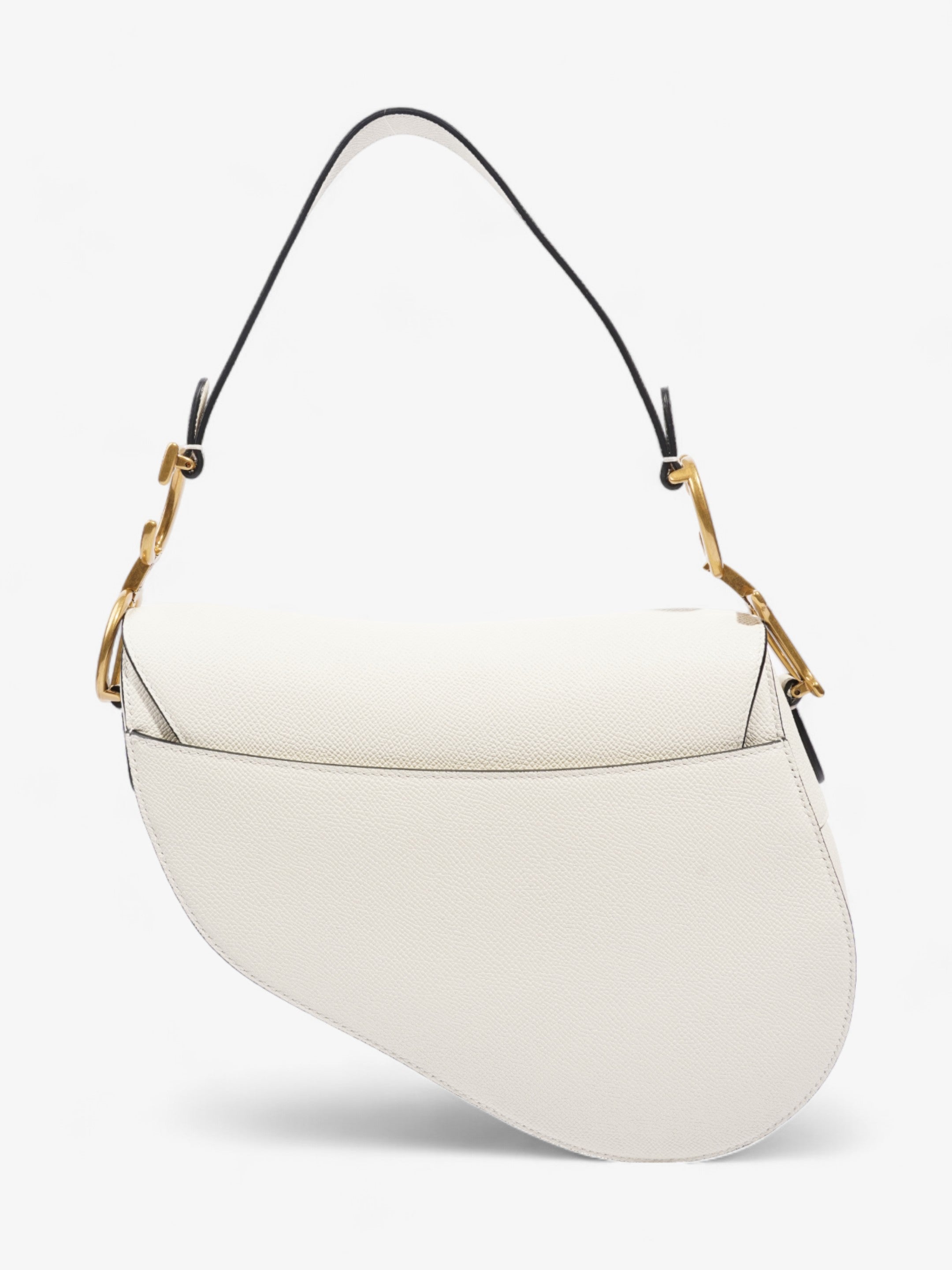 Christian Dior Saddle Cream Calfskin Leather N/A