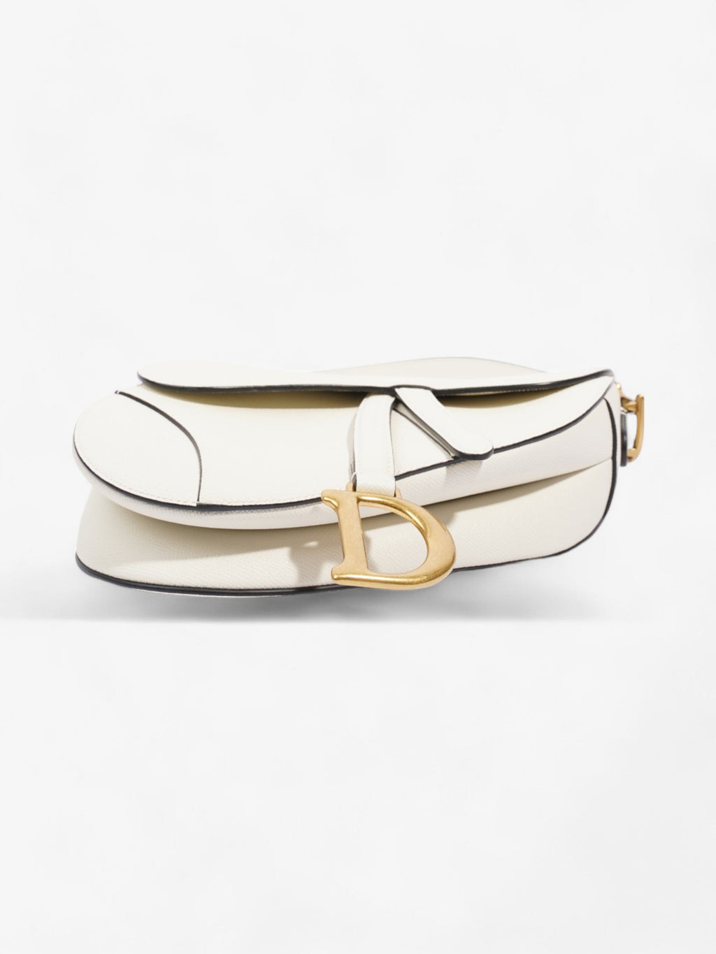 Christian Dior Saddle Cream Calfskin Leather N/A