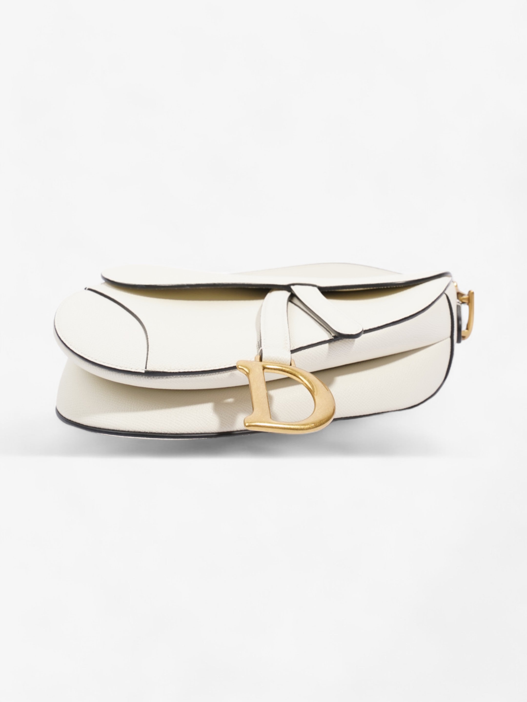 Christian Dior Saddle Cream Calfskin Leather N/A