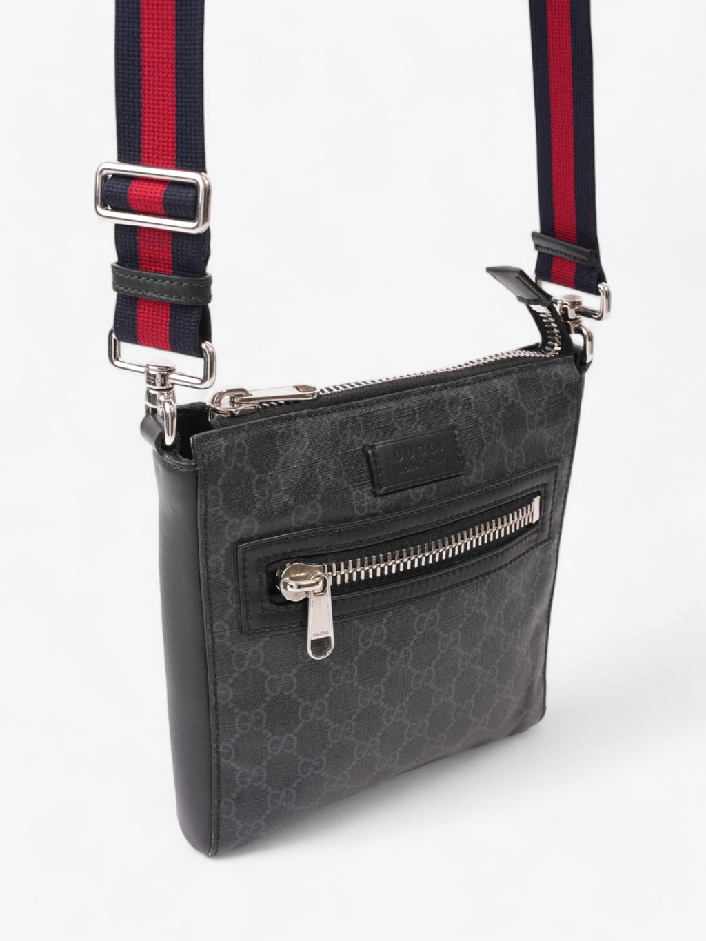 Gucci GG Messenger GG Supreme / Red / Blue Coated Canvas