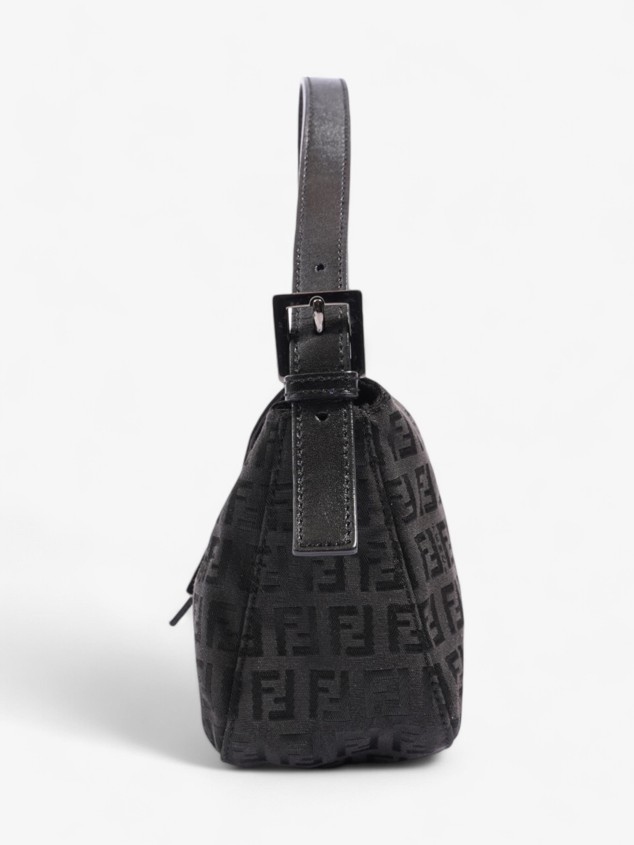 Fendi Baguette Black Canvas