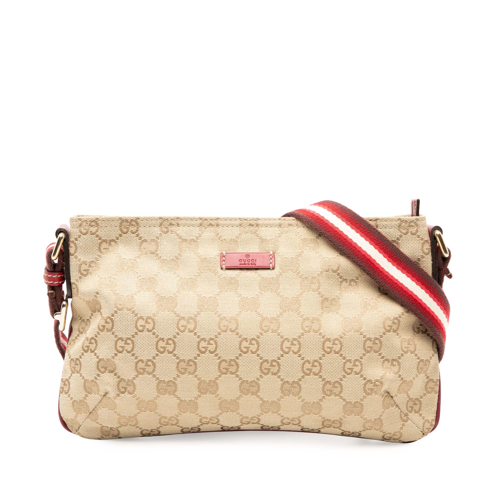 Web Strap Messenger Bag GG Canvas Small
