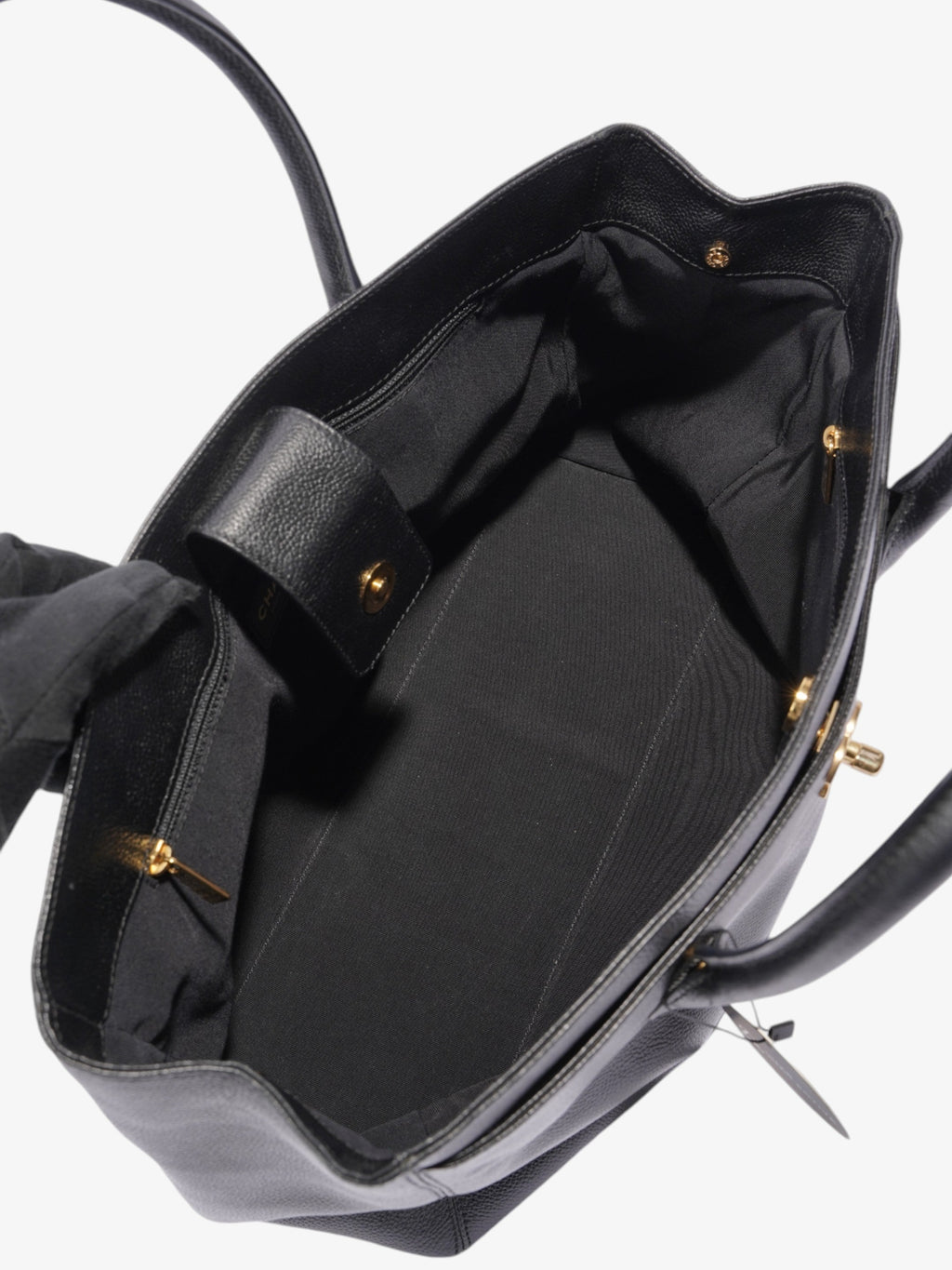 Chanel Executive Tote Bag Black Caviar Leather