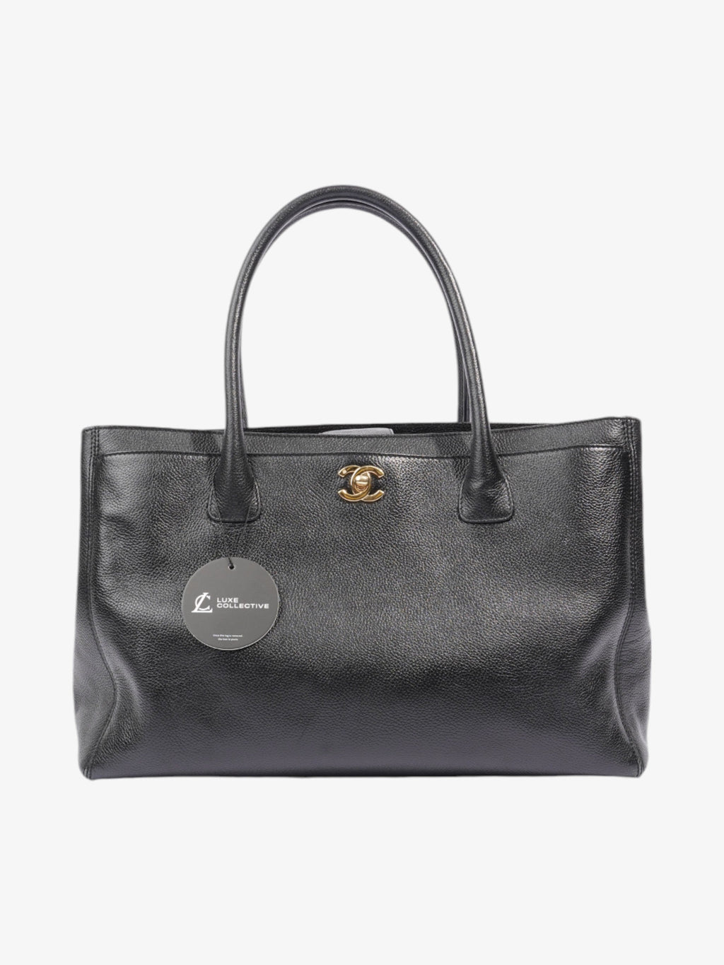 Chanel Executive Tote Bag Black Caviar Leather