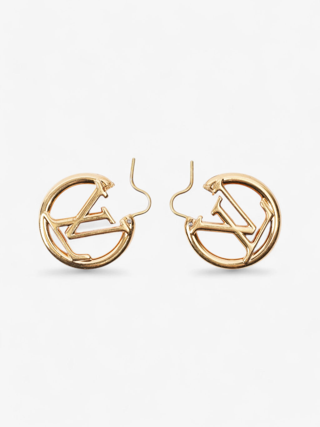 Louis Vuitton Louise Earrings Gold Base Metal PM
