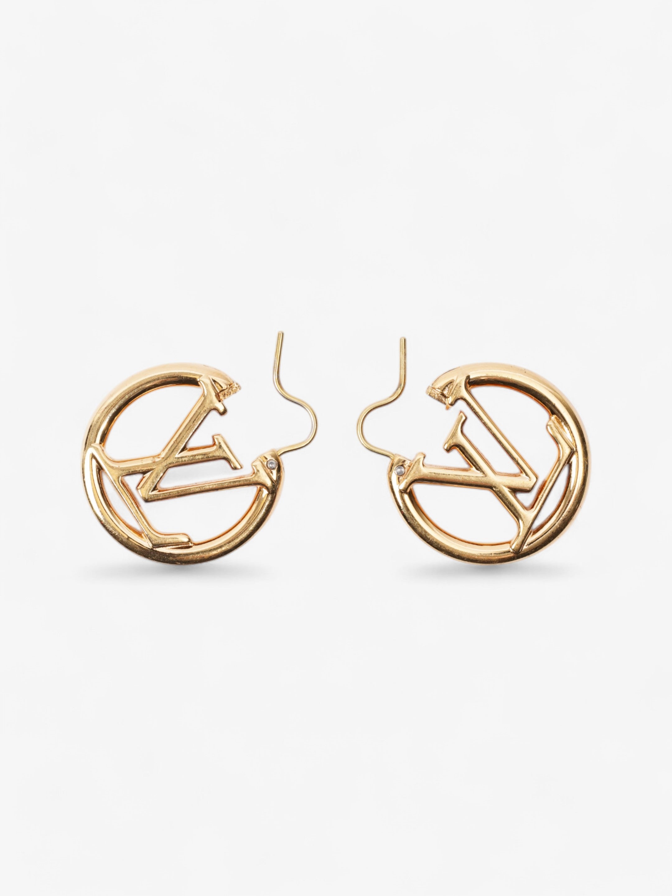 Louis Vuitton Louise Earrings Gold Base Metal PM