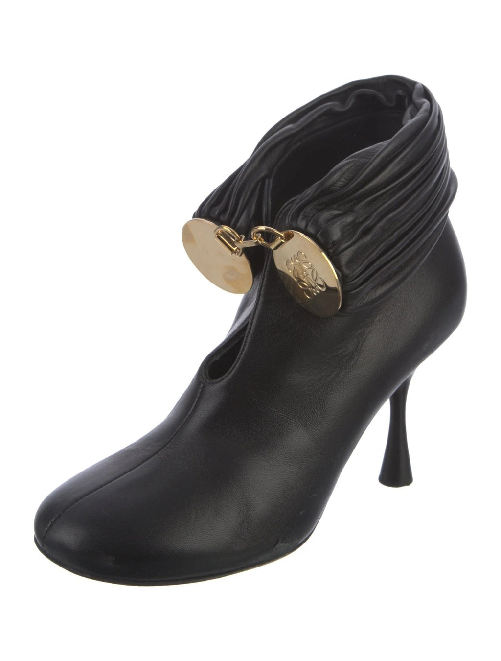 LOEWE BRACELET 90 LAMBSKIN LEATHER ANKLE BOOTS