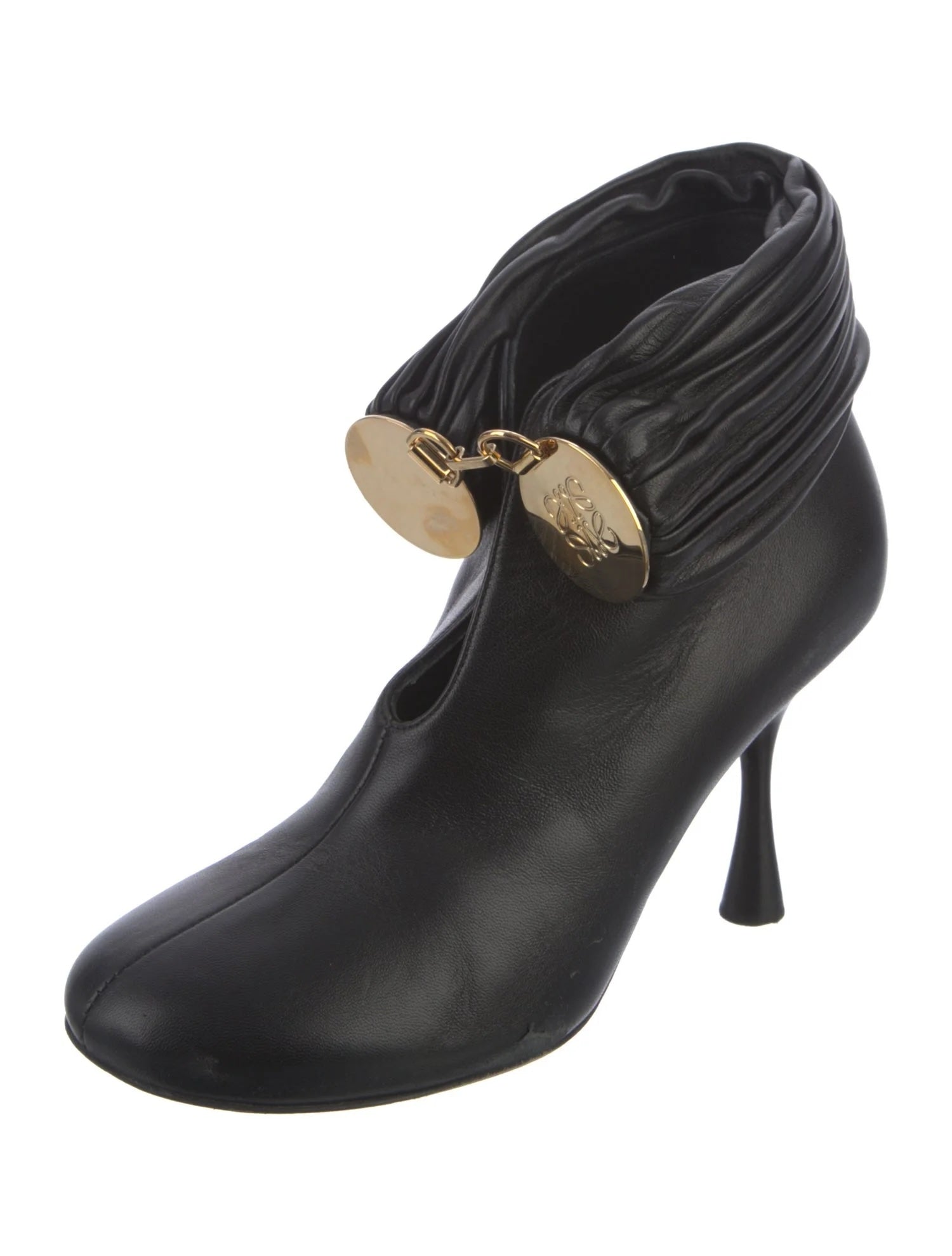 LOEWE BRACELET 90 LAMBSKIN LEATHER ANKLE BOOTS