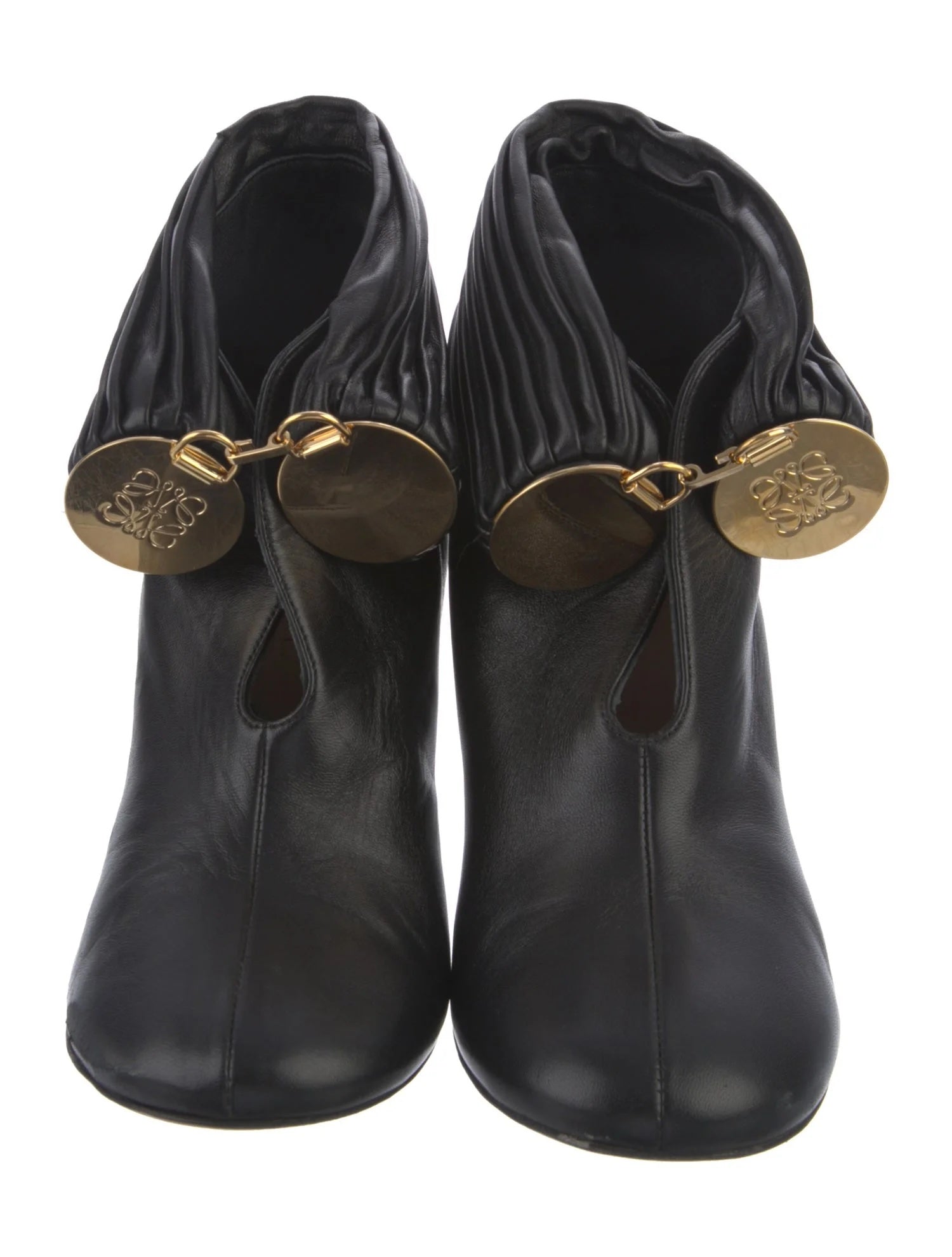 LOEWE BRACELET 90 LAMBSKIN LEATHER ANKLE BOOTS