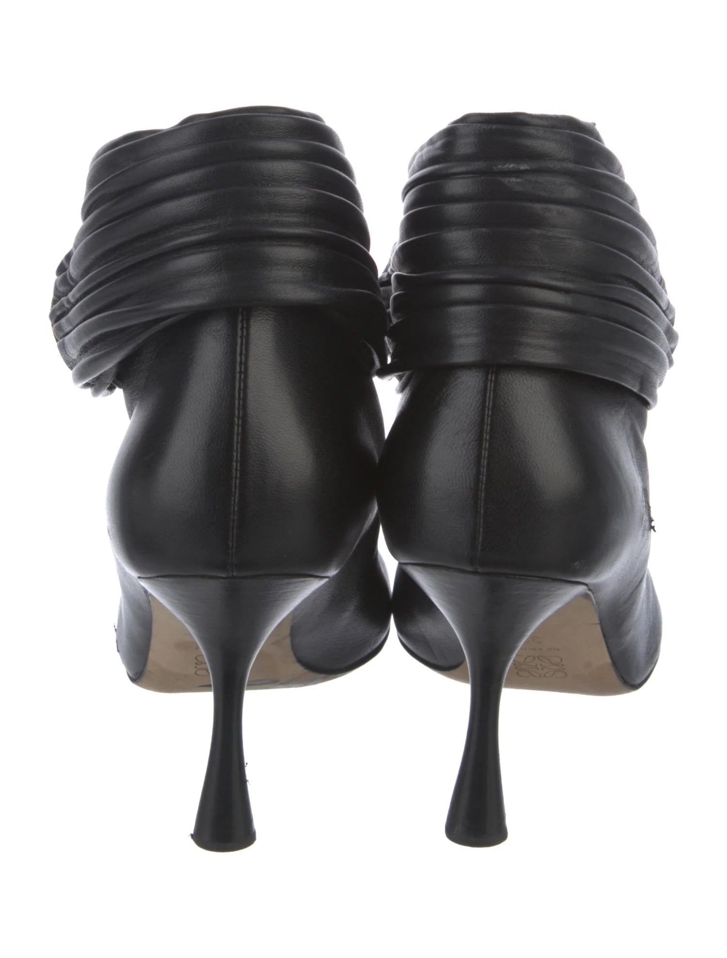 LOEWE BRACELET 90 LAMBSKIN LEATHER ANKLE BOOTS