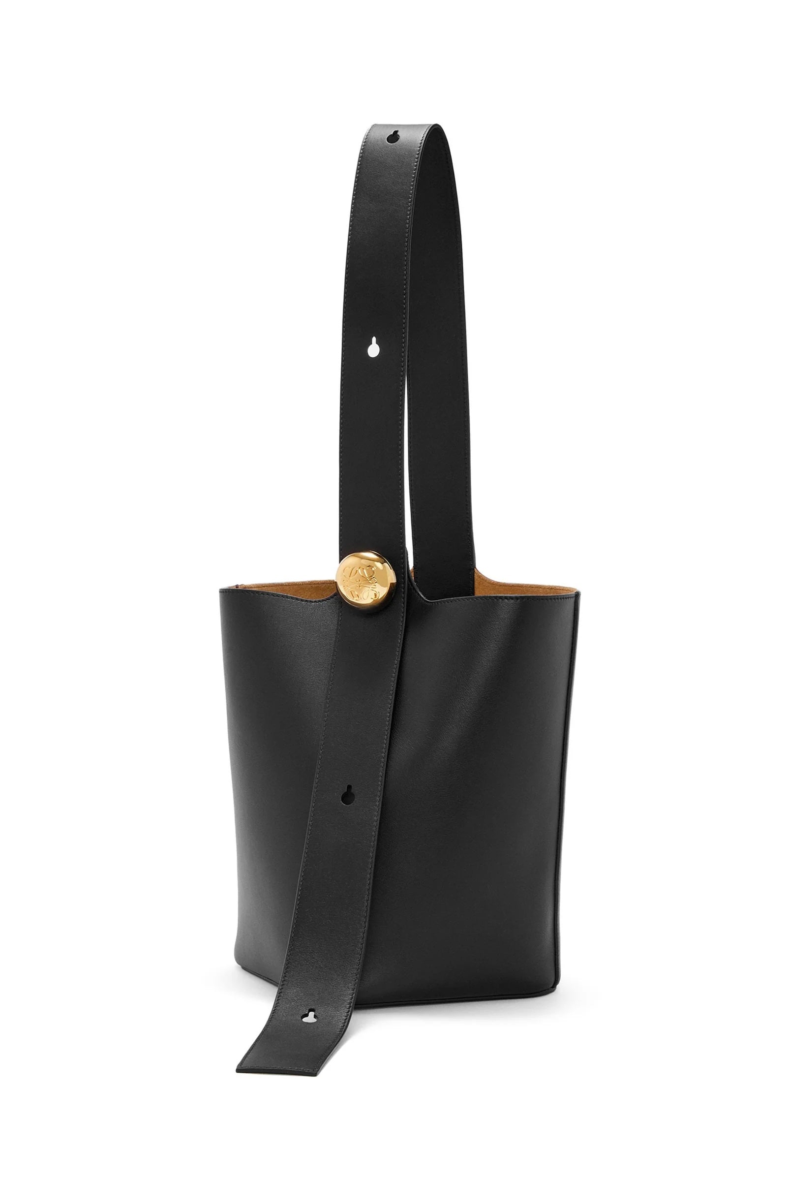 LOEWE MEDIUM SOFT PEBBLED CALFSKIN BUCKET BAG