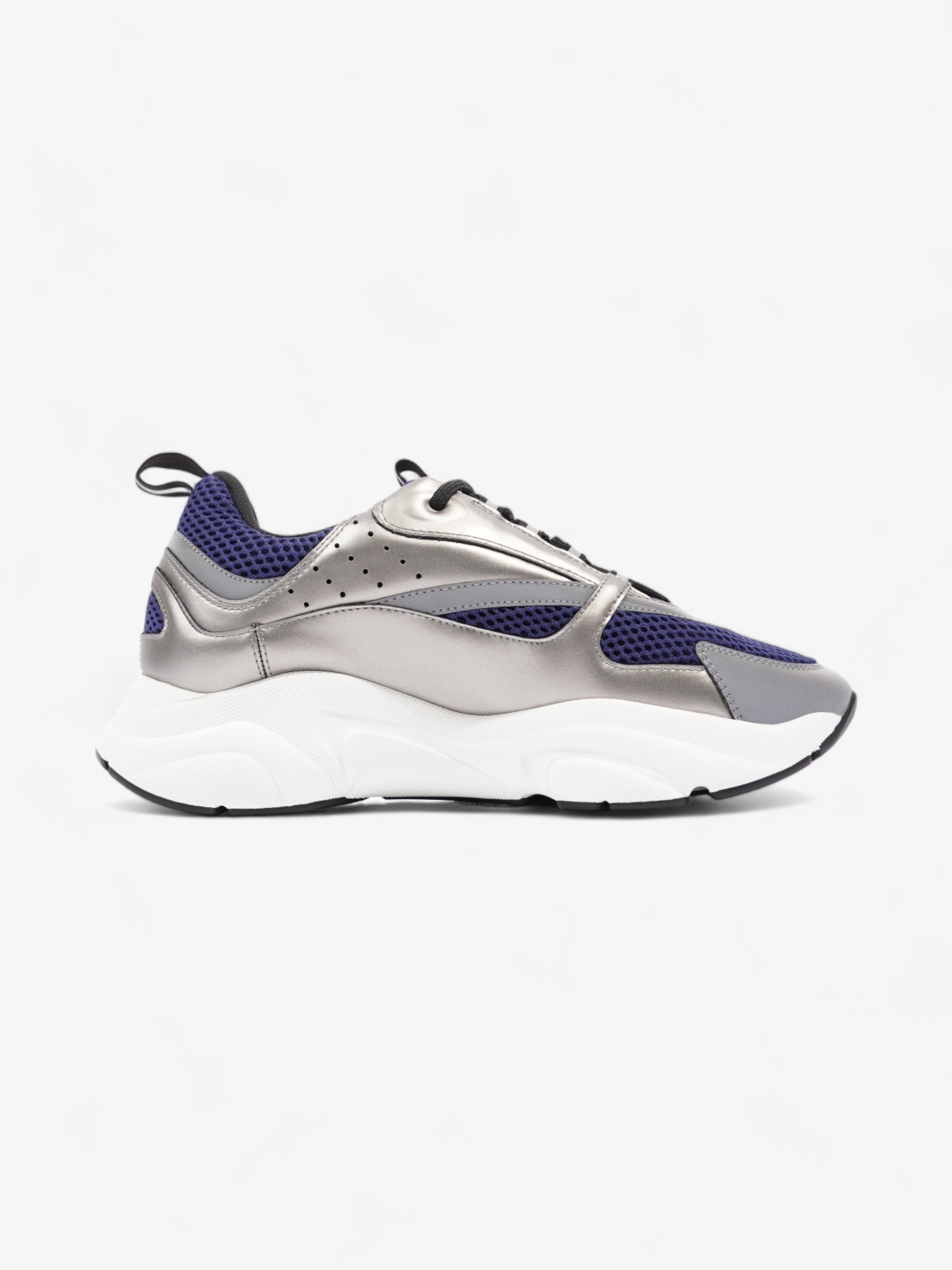 Christian Dior B22 White / Navy Blue / Silver Mesh EU 42 UK 8