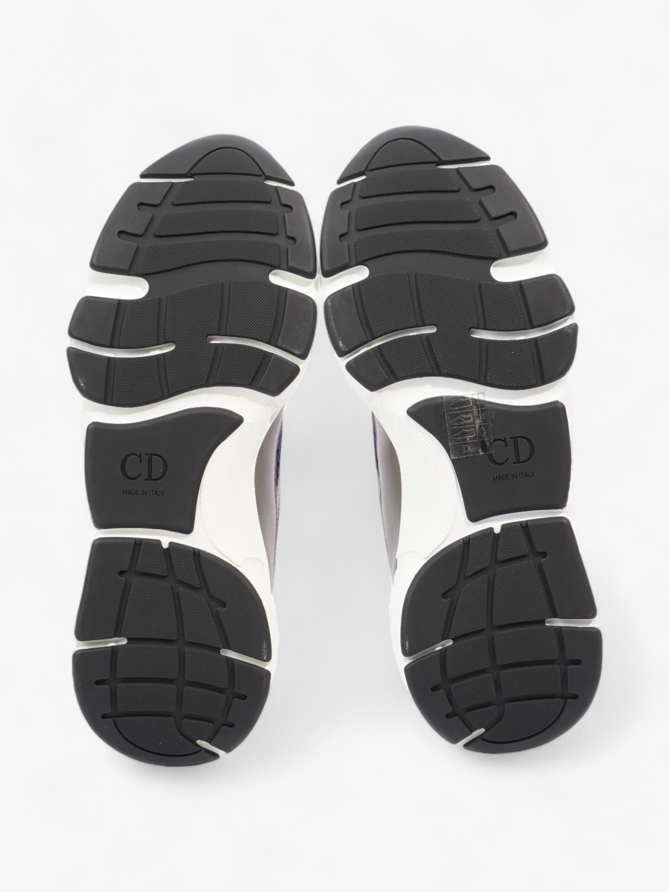 Christian Dior B22 White / Navy Blue / Silver Mesh EU 42 UK 8