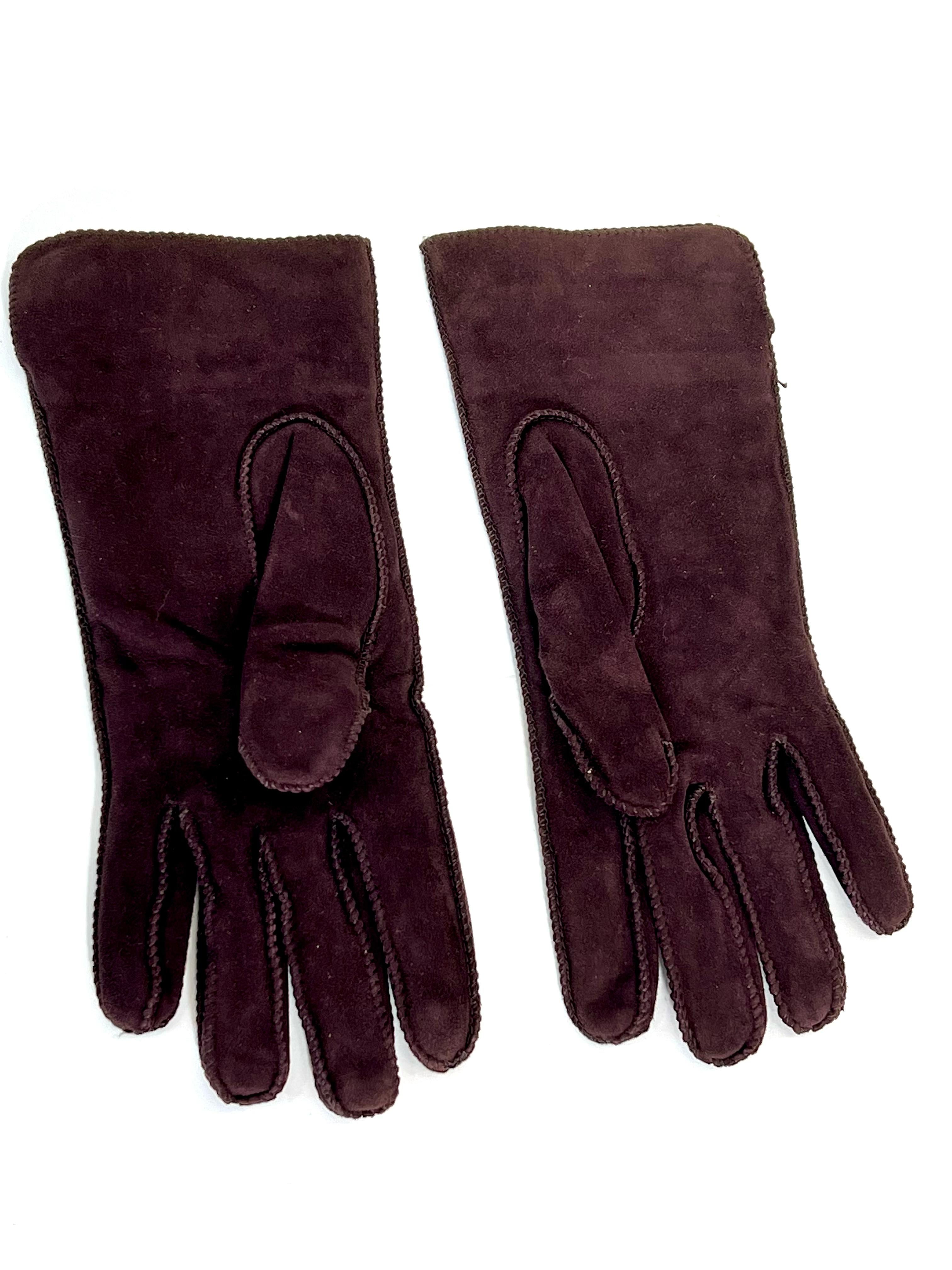 LORO PIANA SUEDE GLOVES