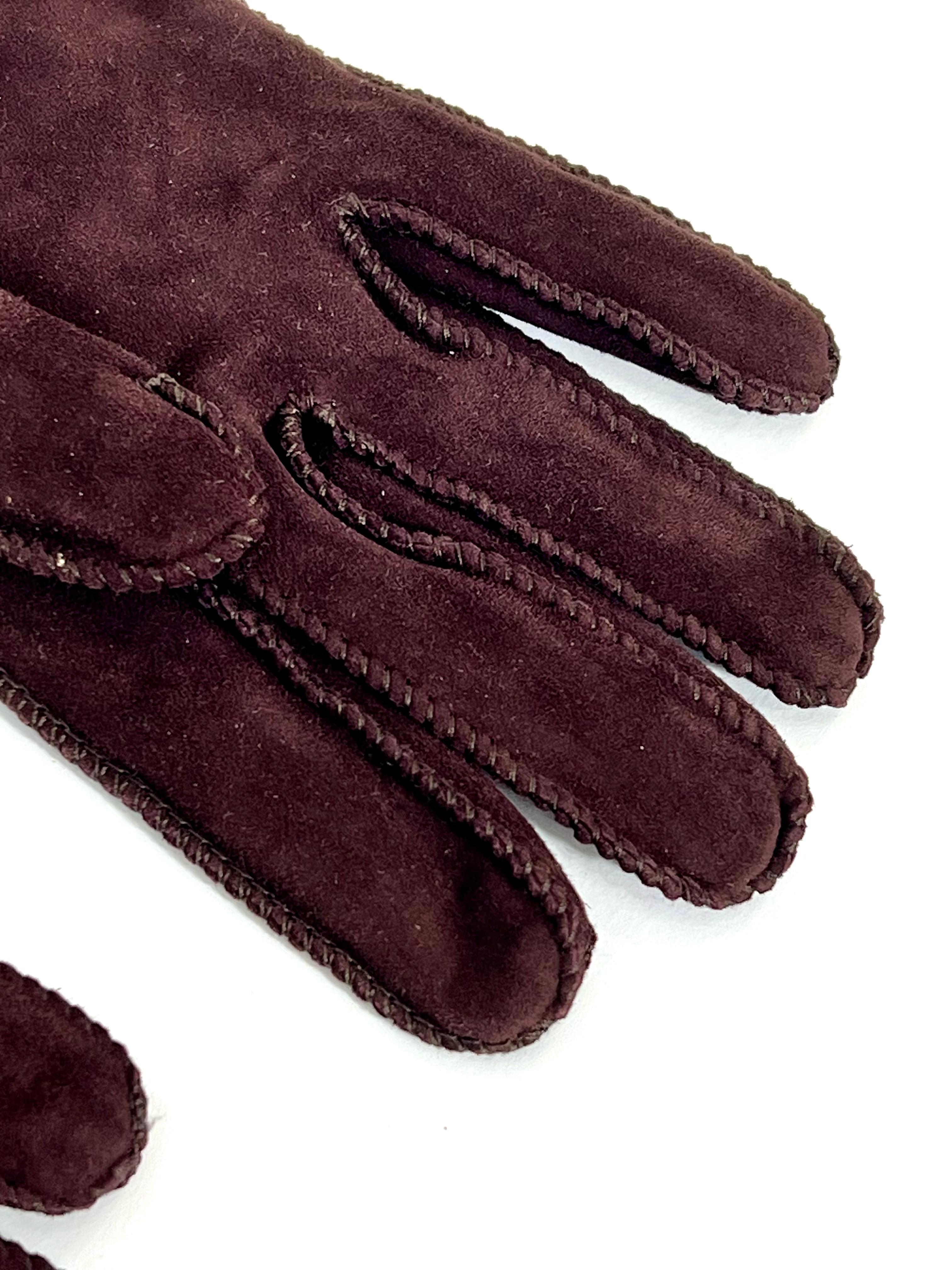 LORO PIANA SUEDE GLOVES