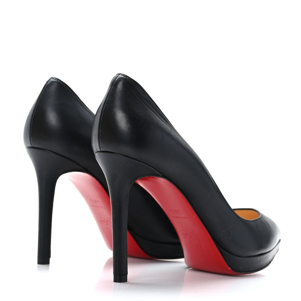 LOUBOUTIN NAPPA LEATHER PIGALLE PLATO 100 PUMPS