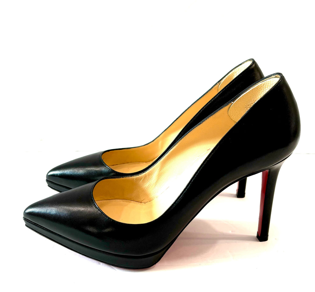 LOUBOUTIN NAPPA LEATHER PIGALLE PLATO 100 PUMPS