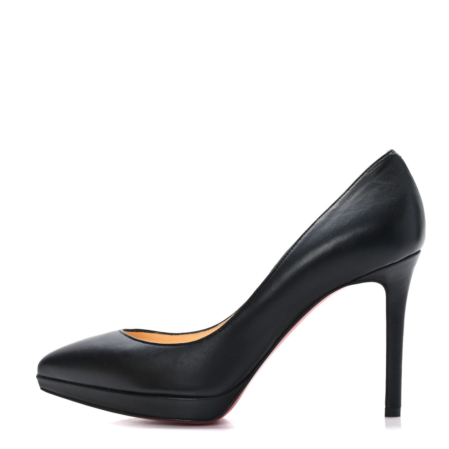 LOUBOUTIN NAPPA LEATHER PIGALLE PLATO 100 PUMPS
