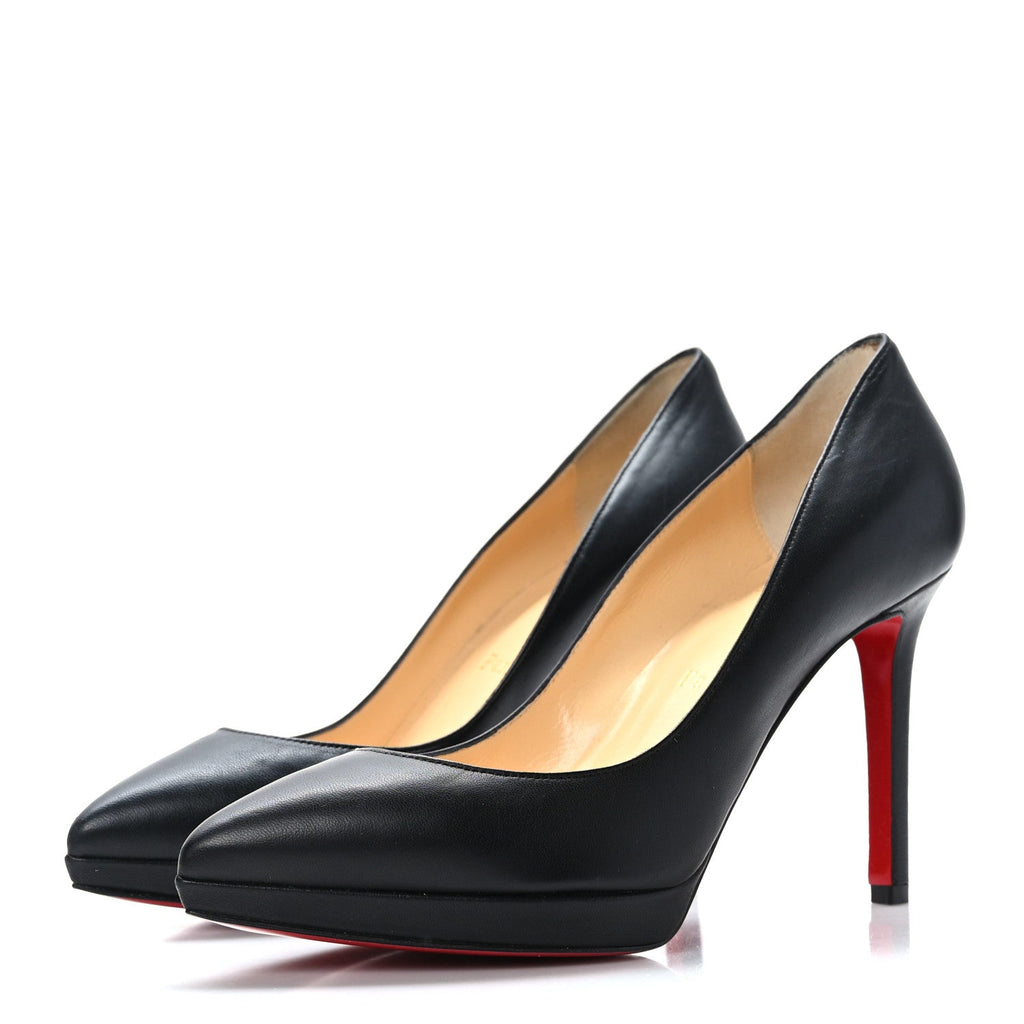 LOUBOUTIN NAPPA LEATHER PIGALLE PLATO 100 PUMPS