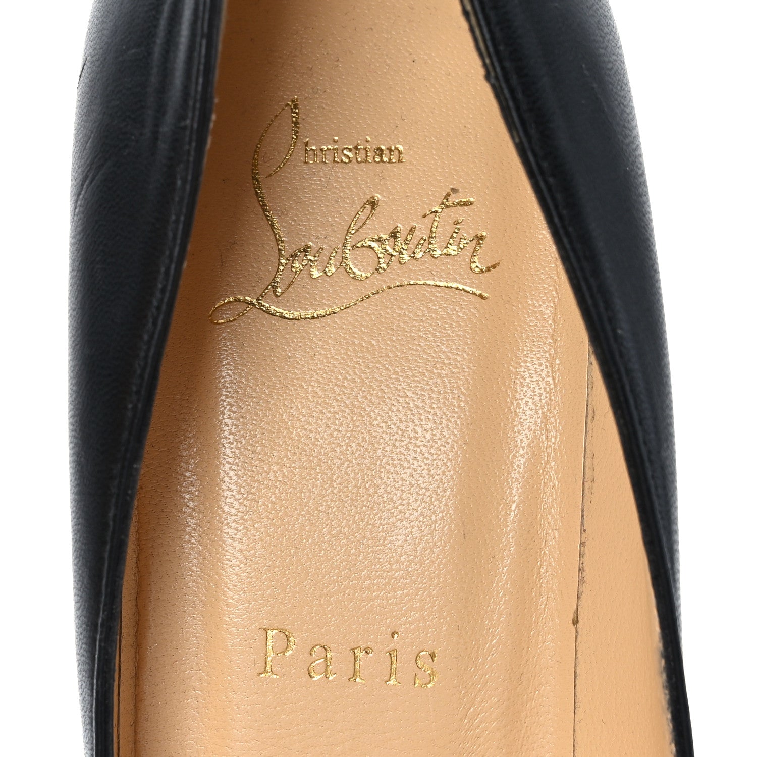 LOUBOUTIN NAPPA LEATHER PIGALLE PLATO 100 PUMPS