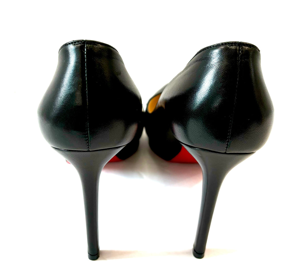 LOUBOUTIN NAPPA LEATHER PIGALLE PLATO 100 PUMPS
