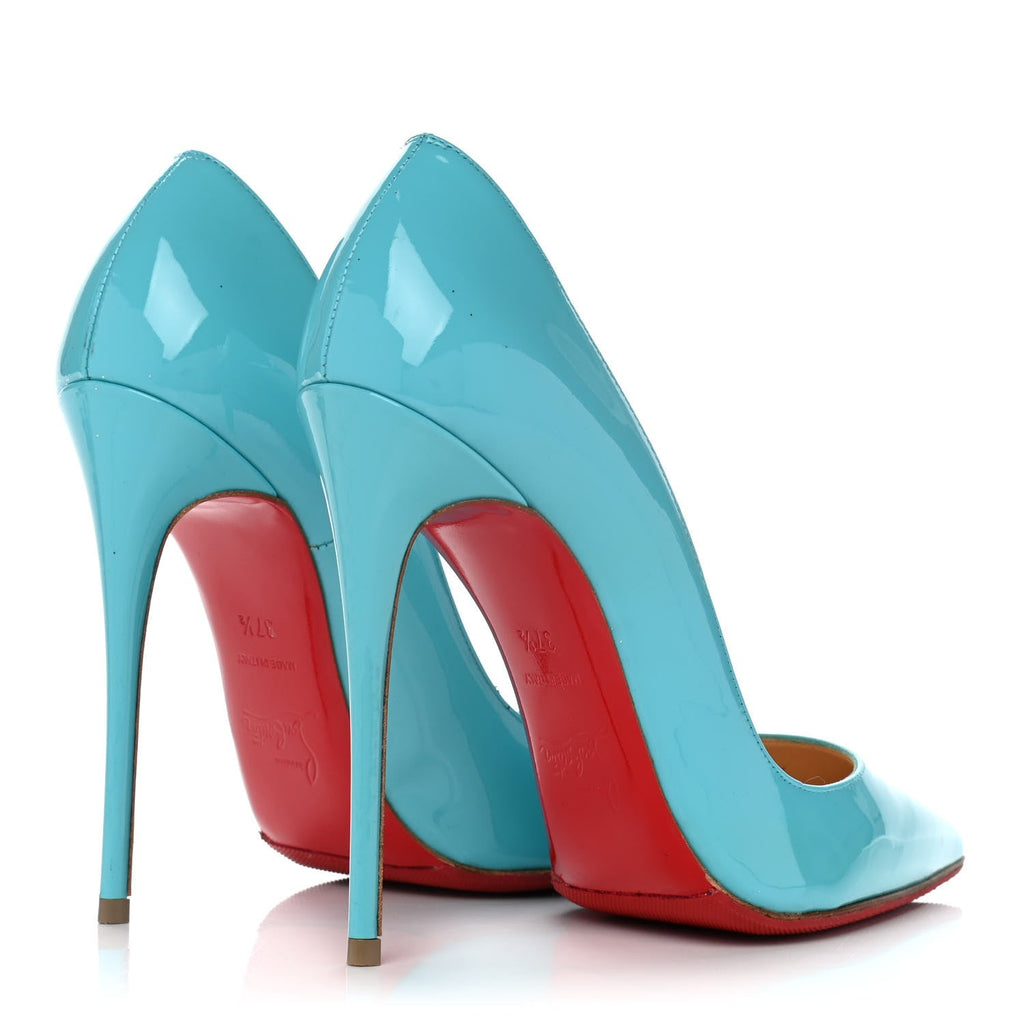 CHRISTIAN LOUBOUTIN SO KATE 120 PATENT LEATHER PUMPS