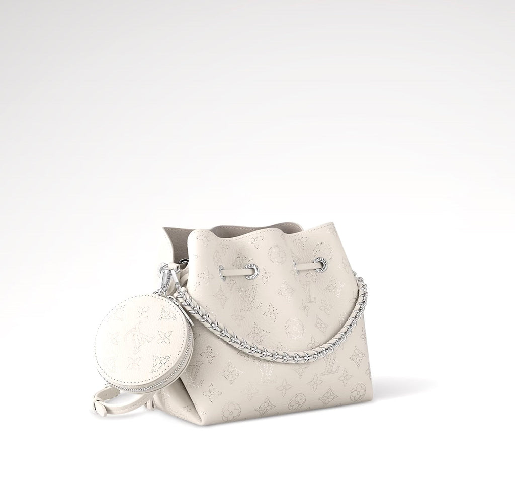 LOUIS VUITTON BELLA MAHINA PERFORATED CALFSKIN LEATHER BAG