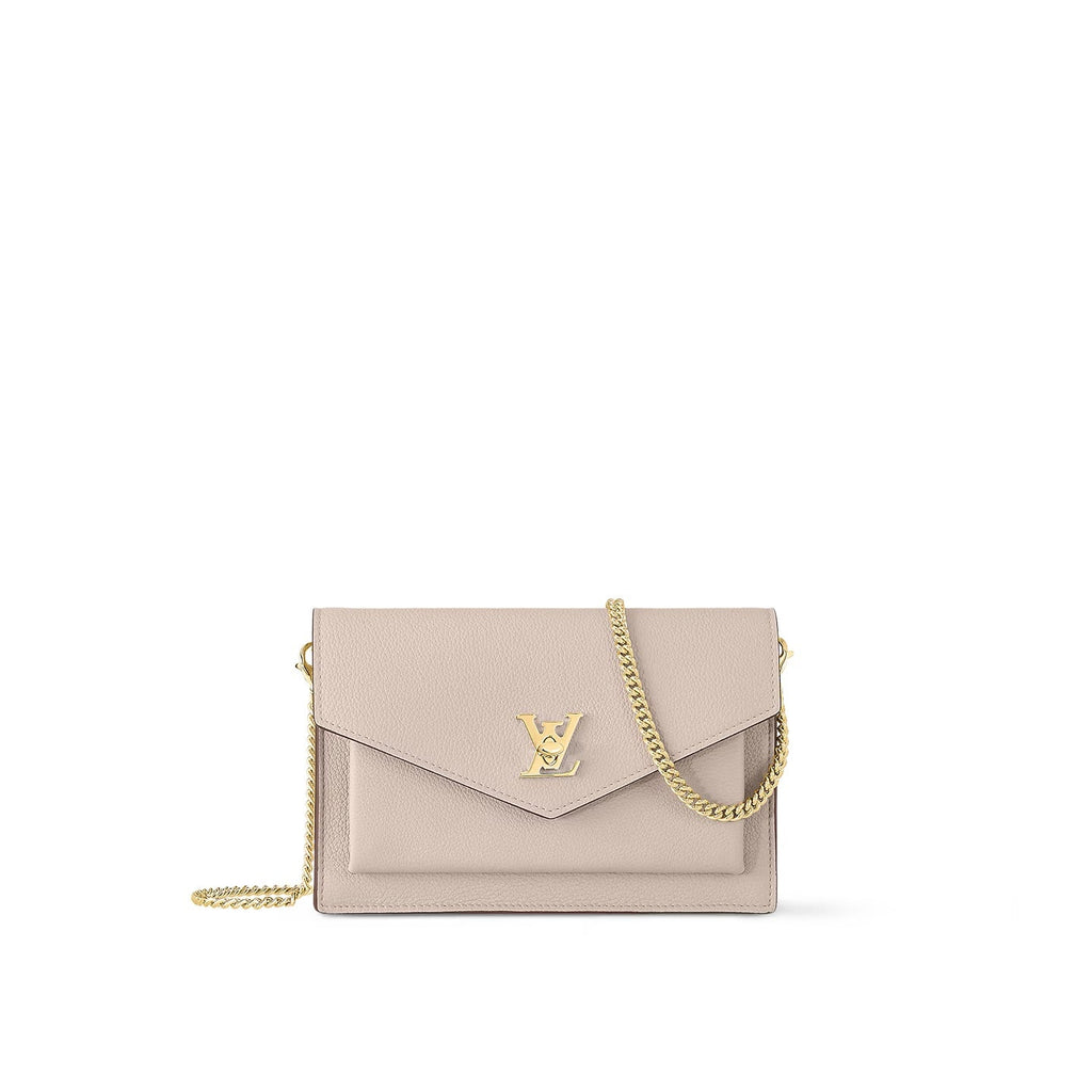 LOUIS VUITTON CALFSKIN LEATHER MYLOCKME CHAIN BAG