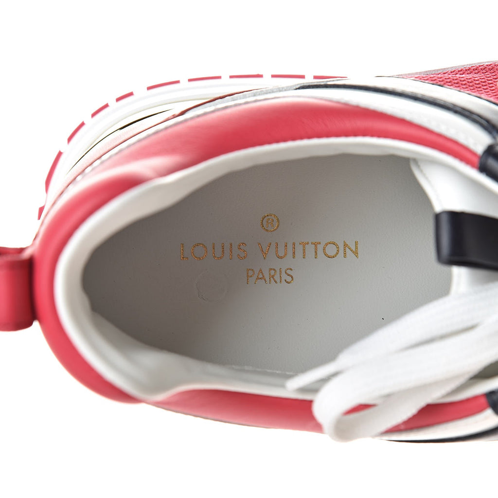 LOUIS VUITTON CALFSKIN LEATHER RUN AWAY SNEAKERS
