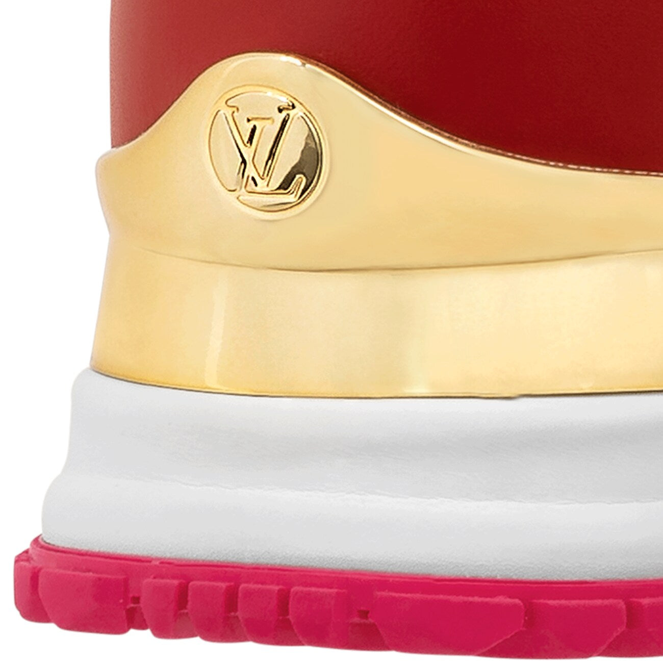 LOUIS VUITTON CALFSKIN LEATHER RUN AWAY SNEAKERS