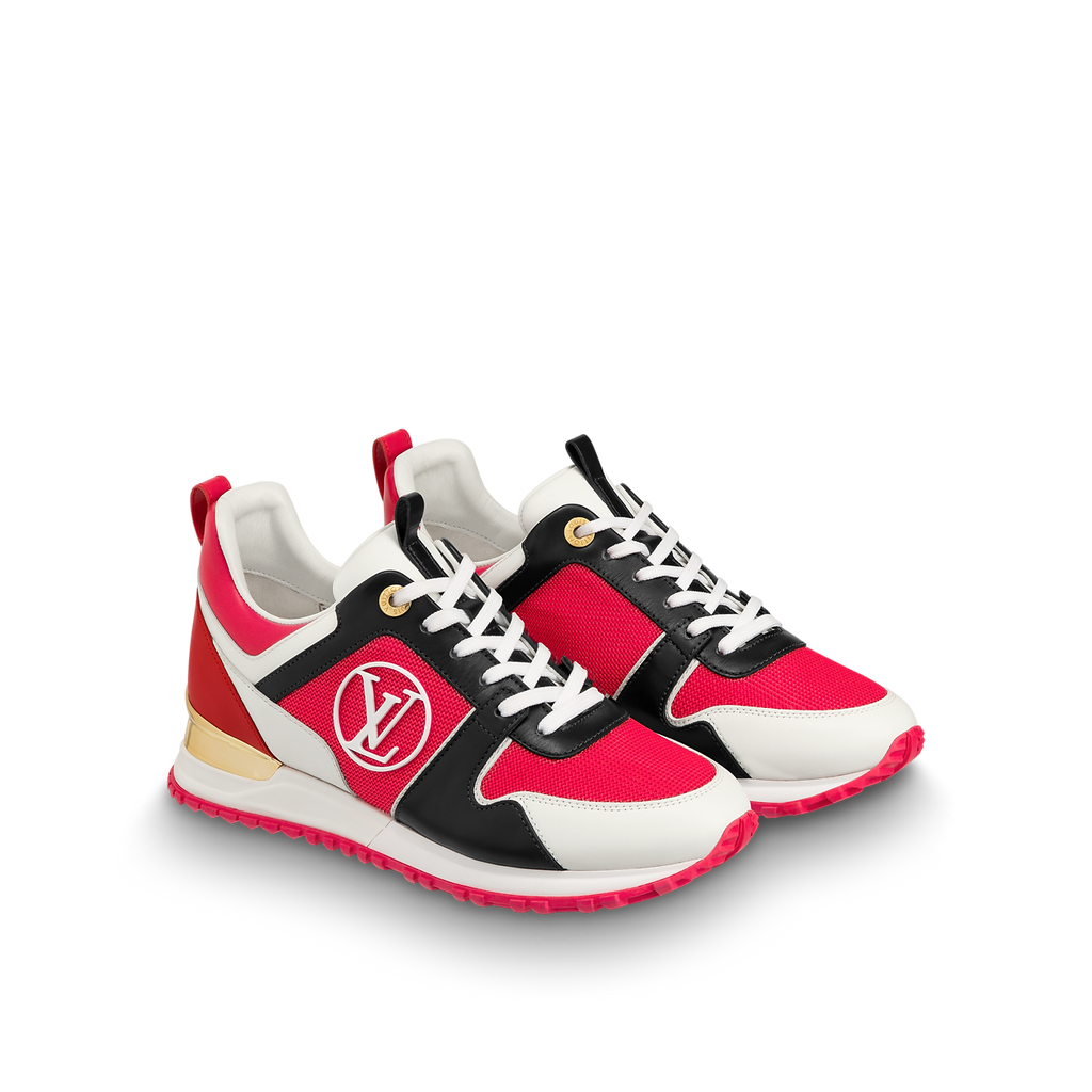 LOUIS VUITTON CALFSKIN LEATHER RUN AWAY SNEAKERS