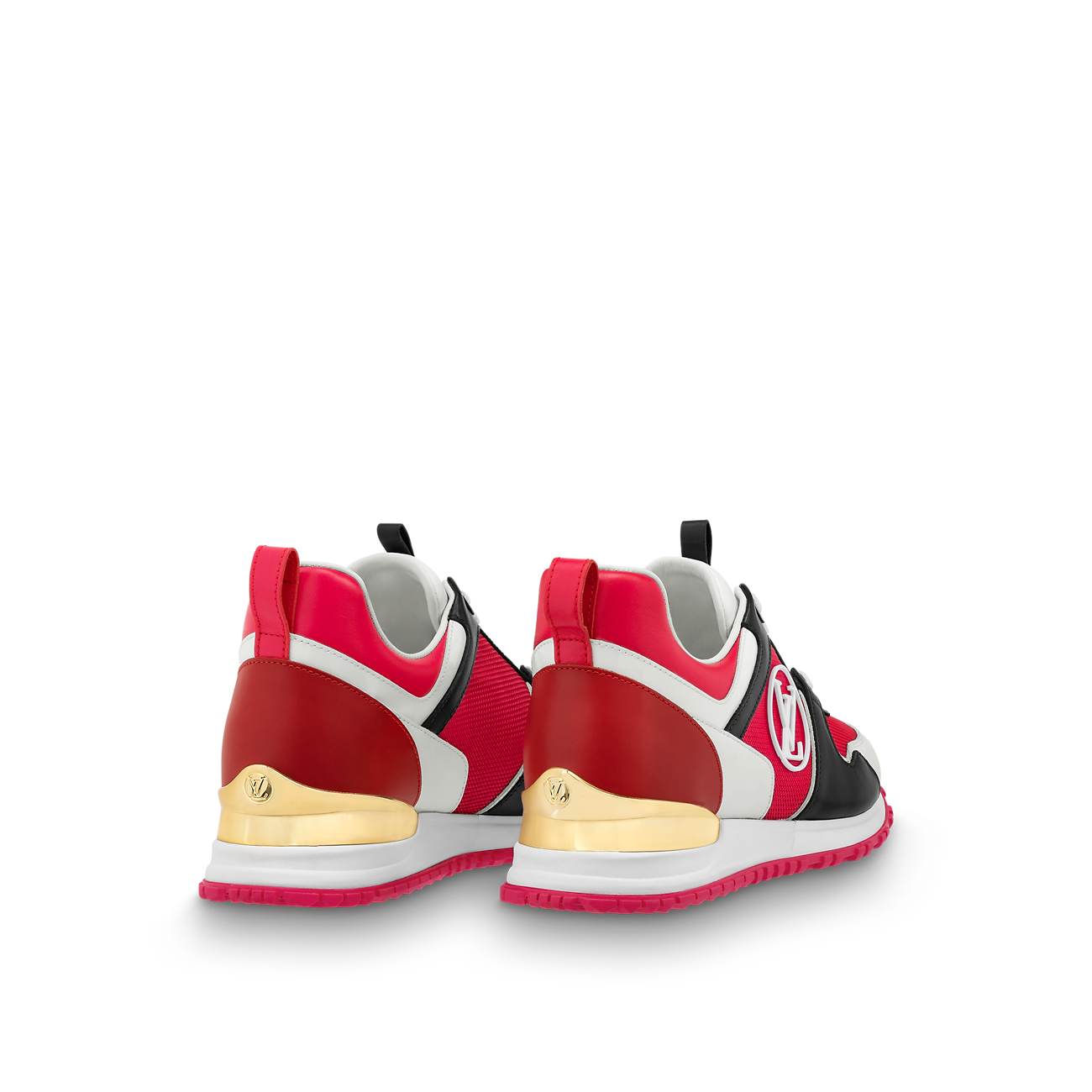 LOUIS VUITTON CALFSKIN LEATHER RUN AWAY SNEAKERS