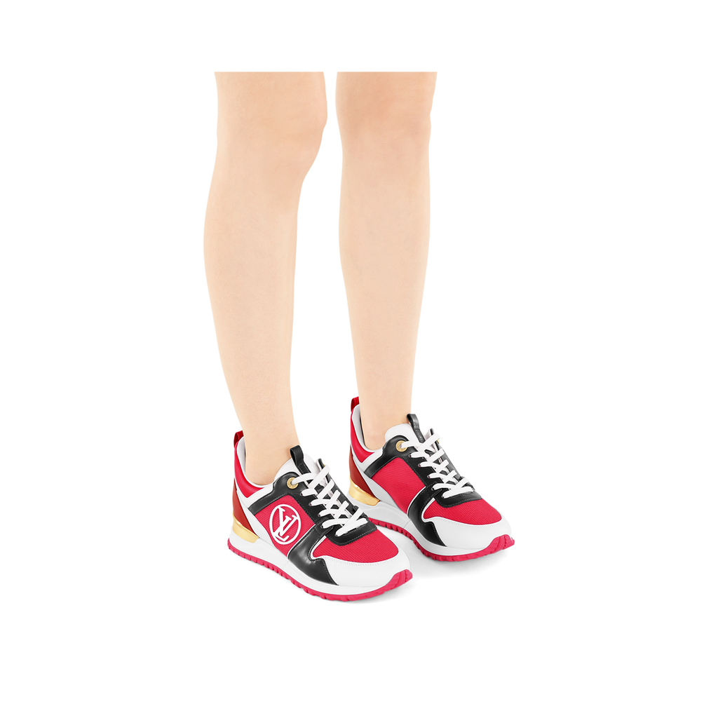 LOUIS VUITTON CALFSKIN LEATHER RUN AWAY SNEAKERS