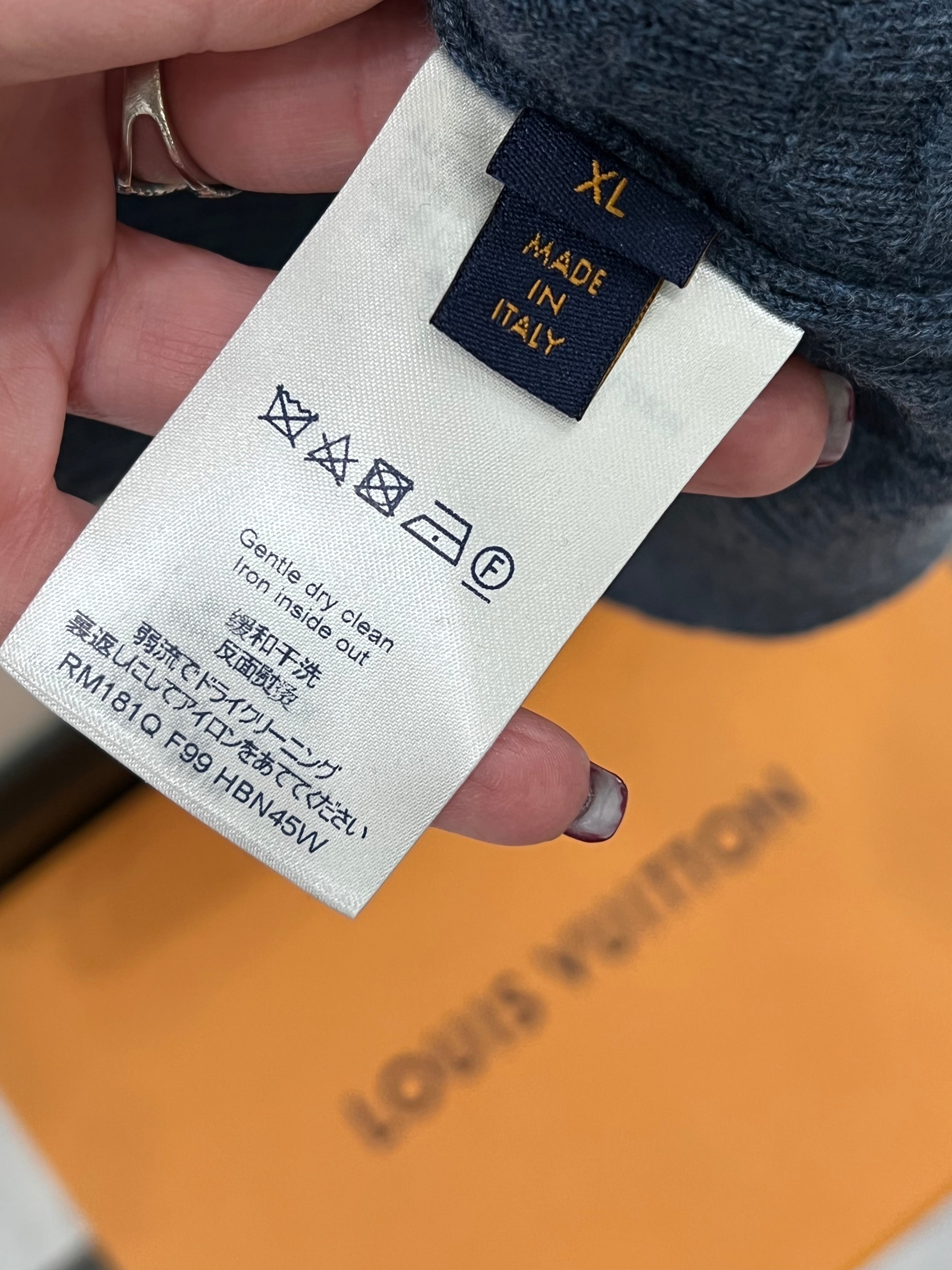 LOUIS VUITTON DAMIER SIGNATURE CREWNECK SWEATER
